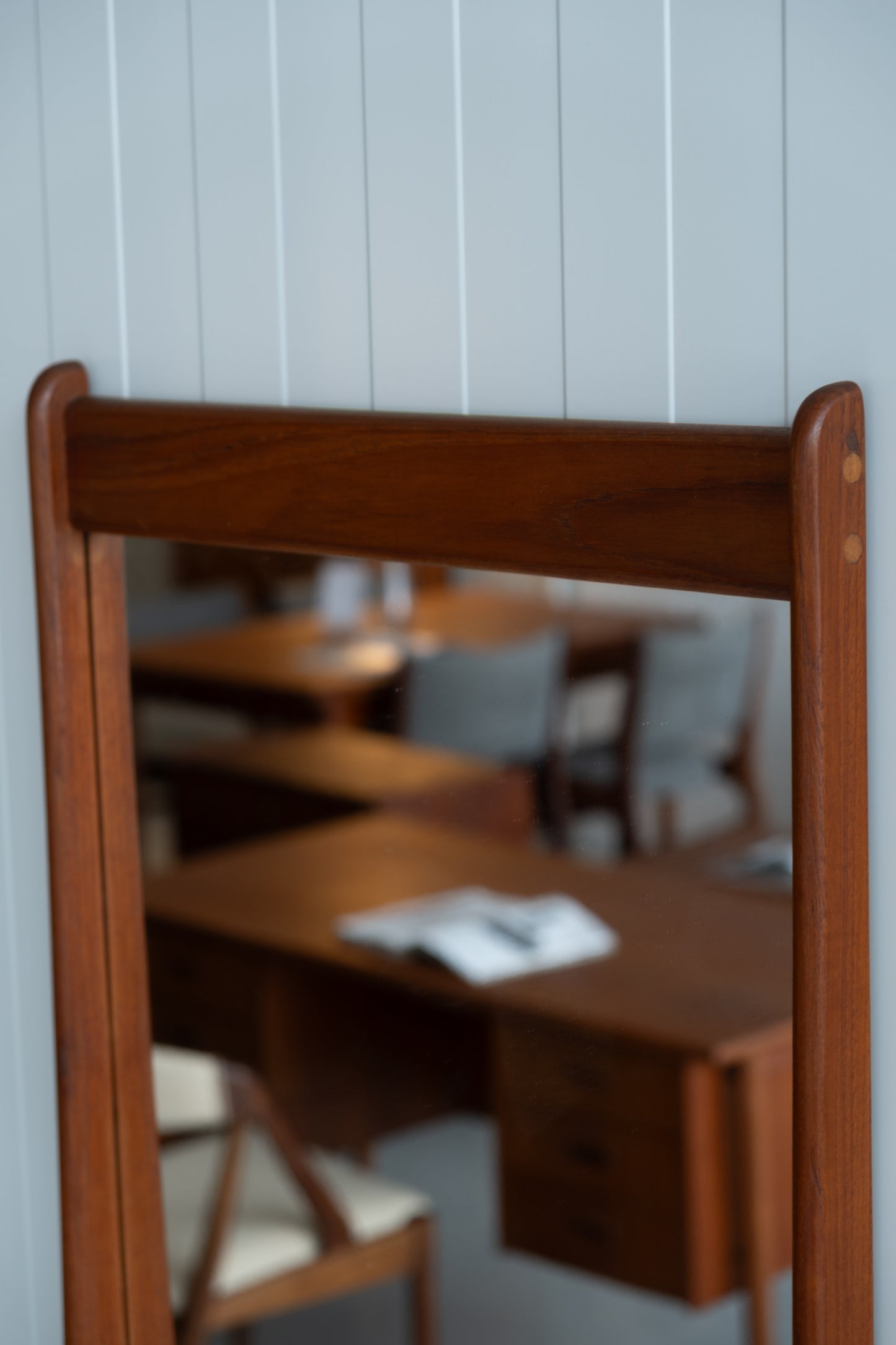 Teak mirror, Pedersen & Hansen, Viby J.