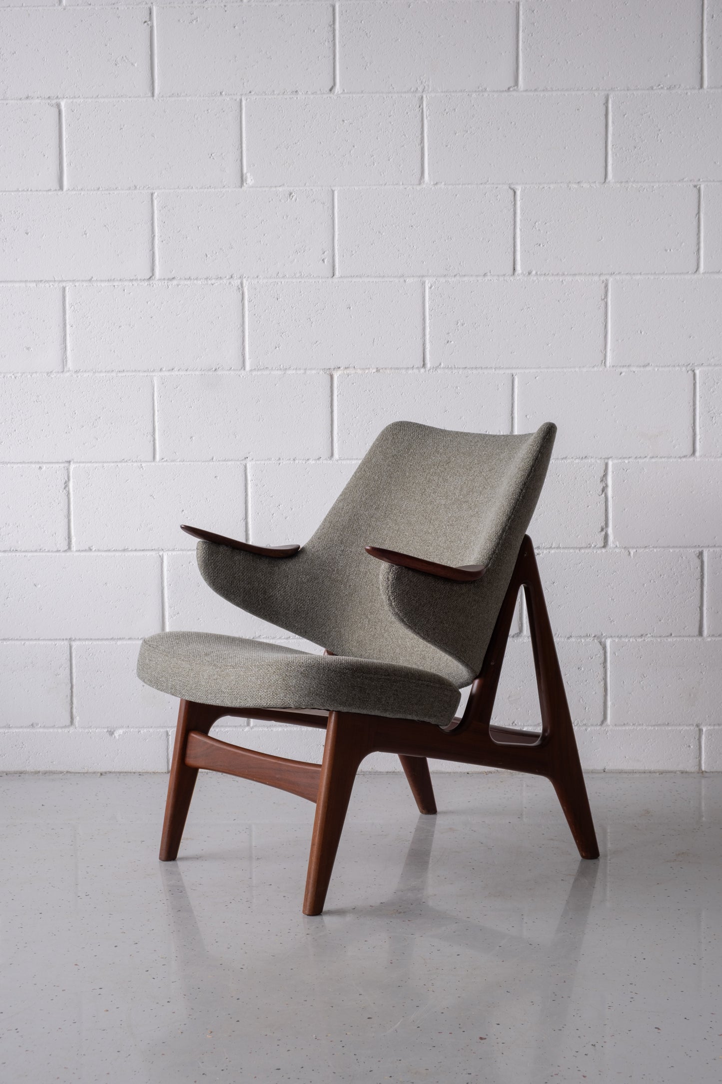 Danish teak easy chair