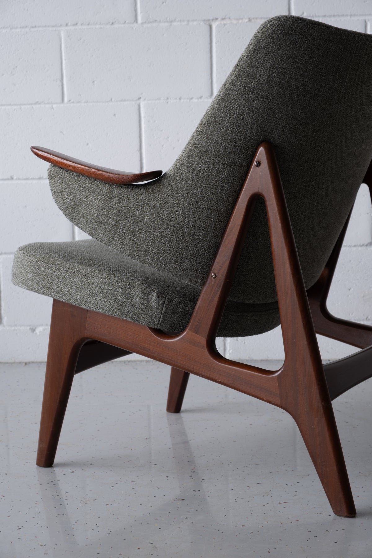 Danish teak easy chair