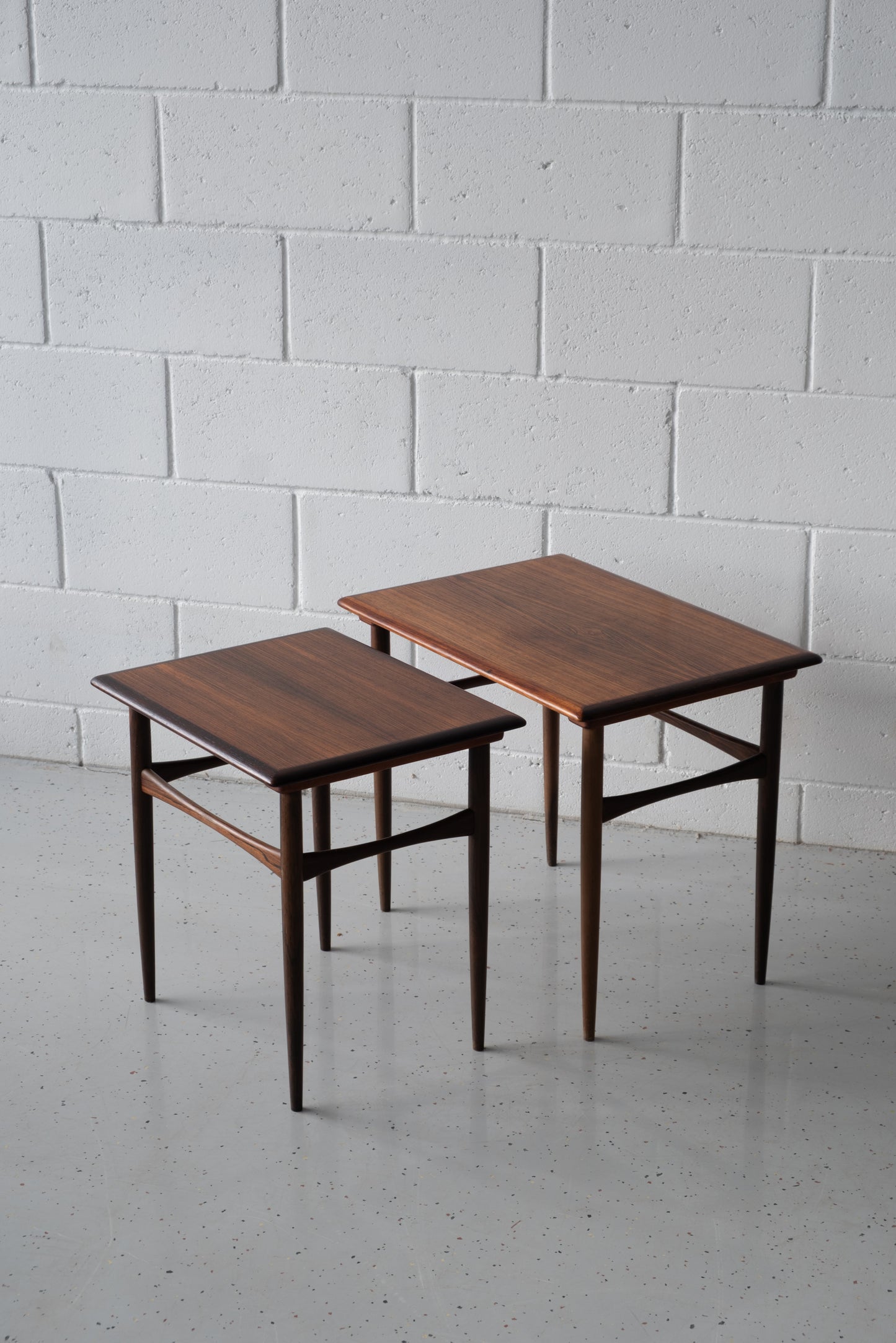 Rosewood nesting tables