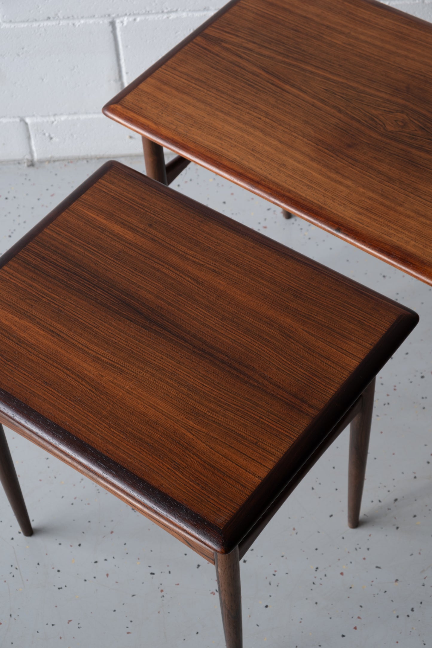 Rosewood nesting tables