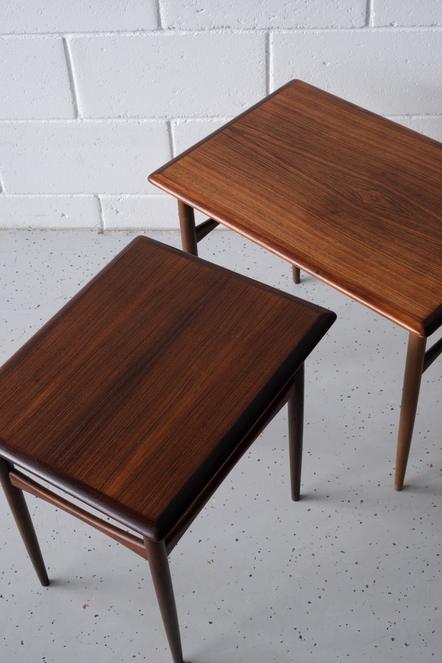 Rosewood nesting tables