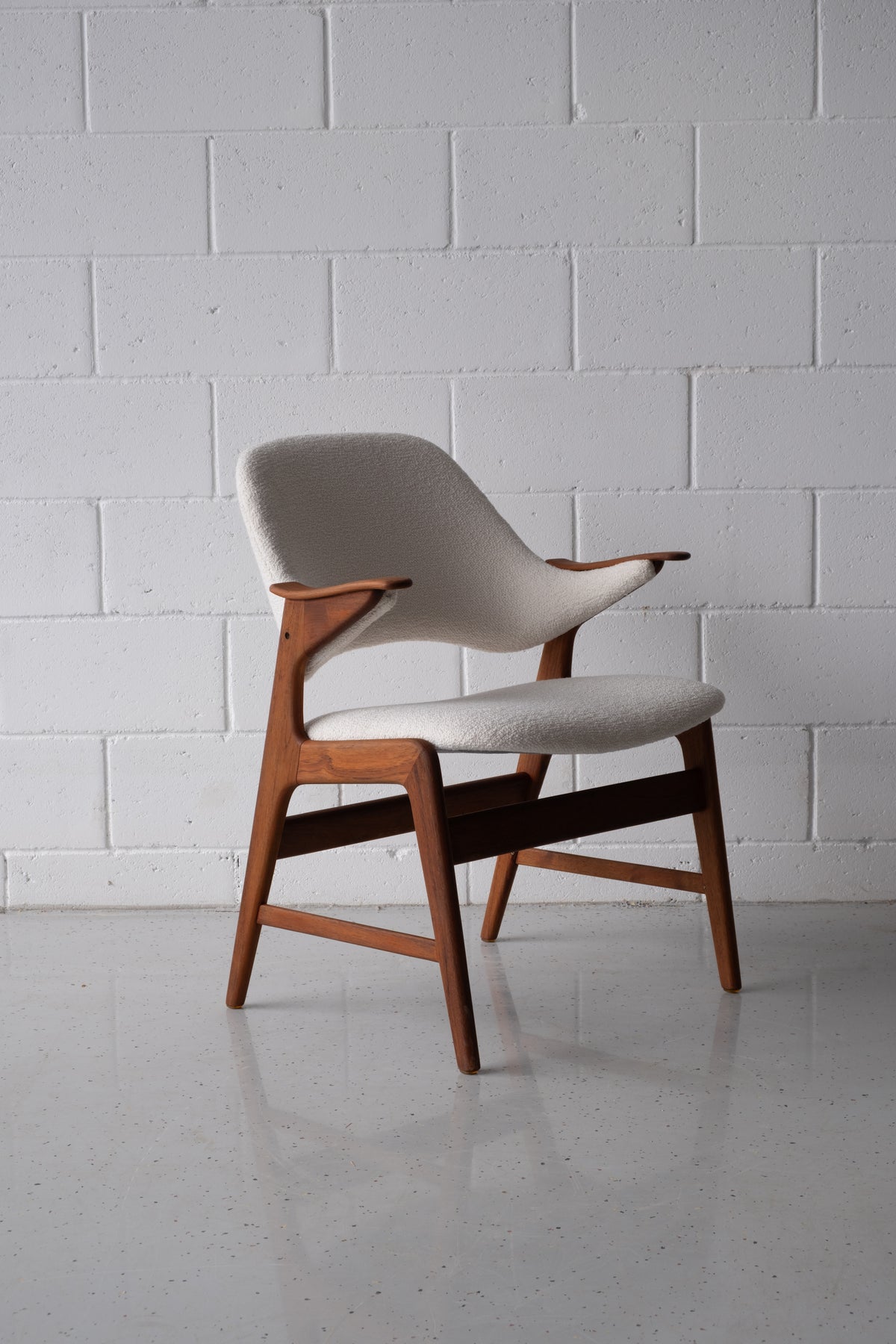 Danish teak armchair