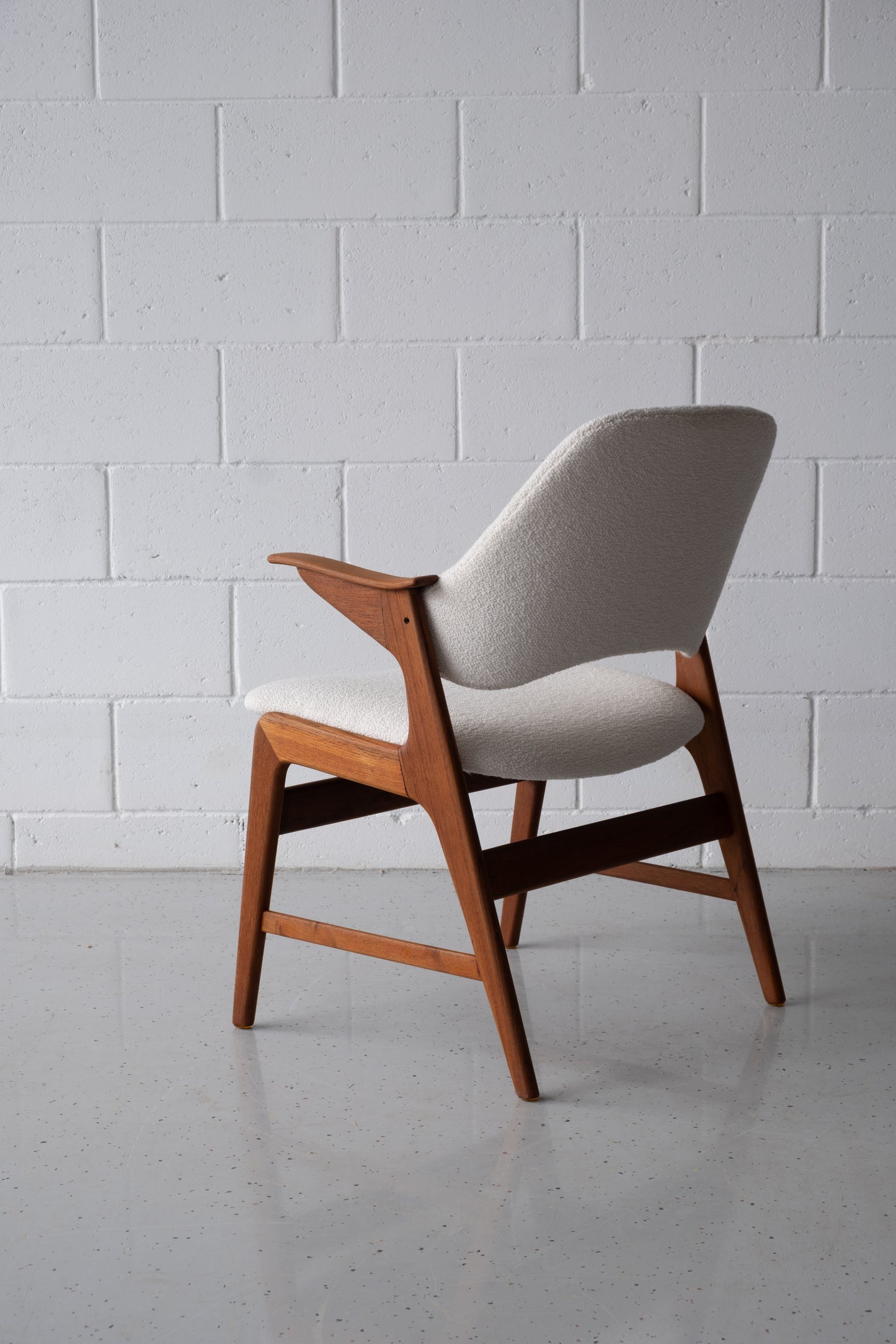 Danish teak armchair