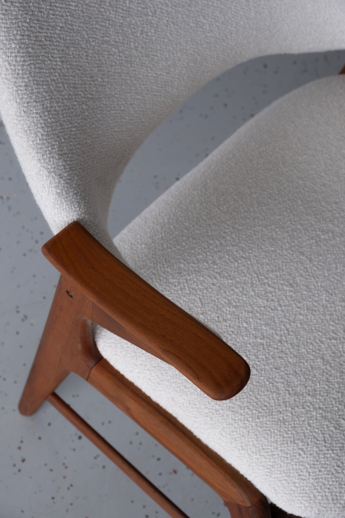 Danish teak armchair