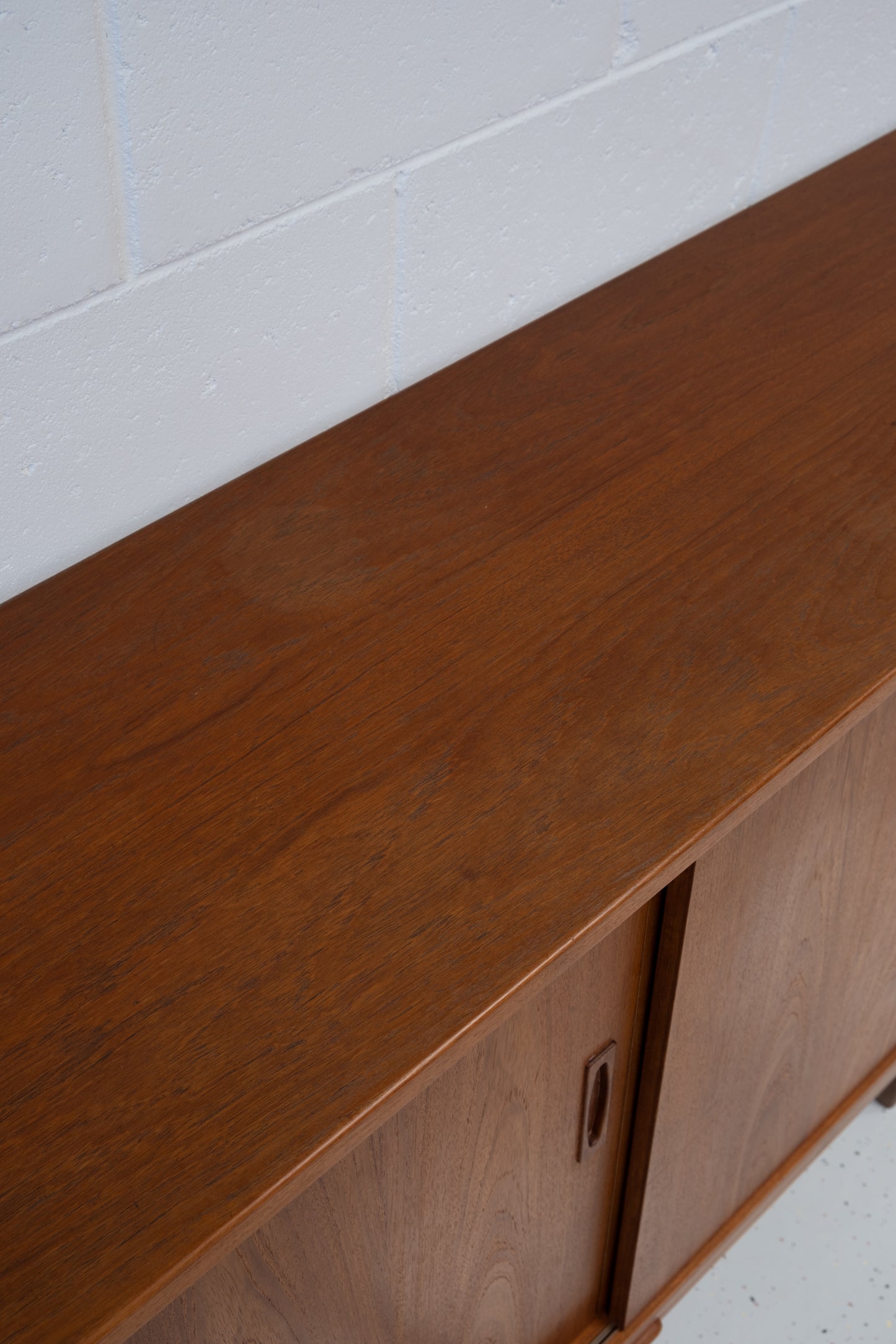 Danish high sideboard with bar