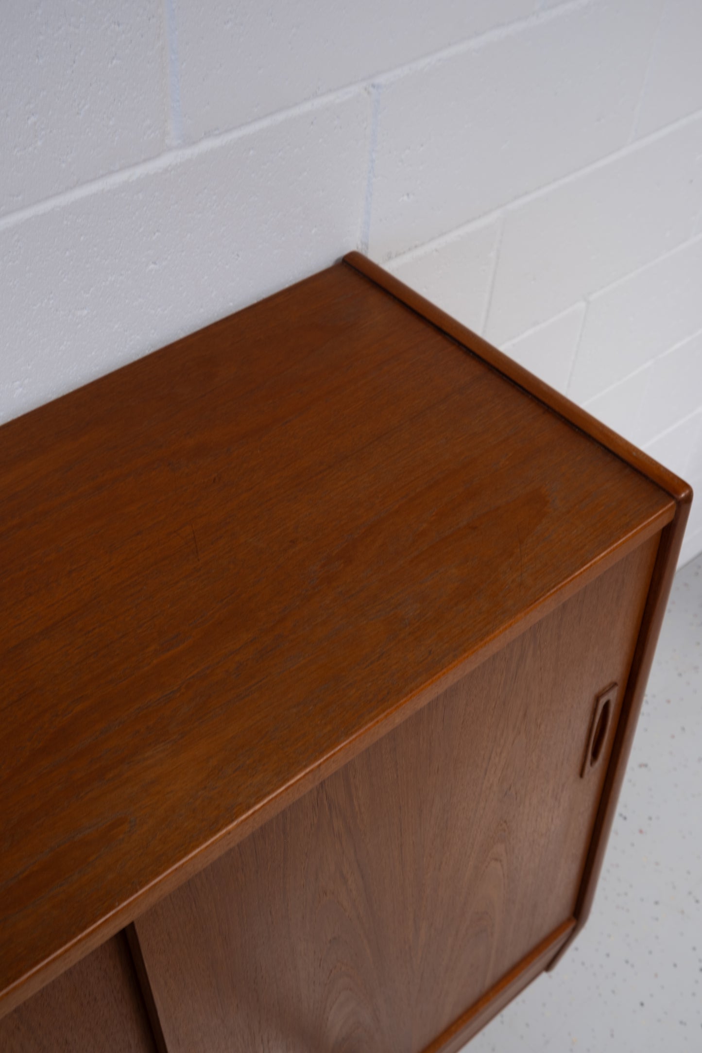 Danish high sideboard with bar