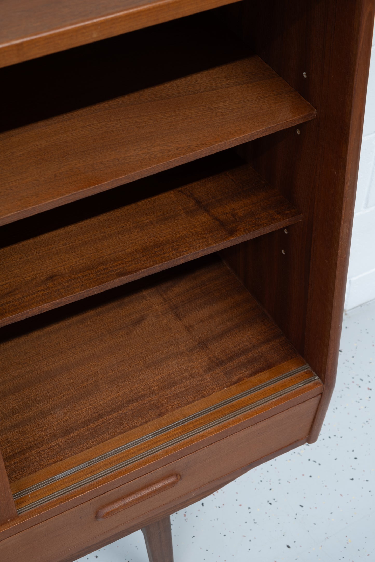 Danish high sideboard with bar