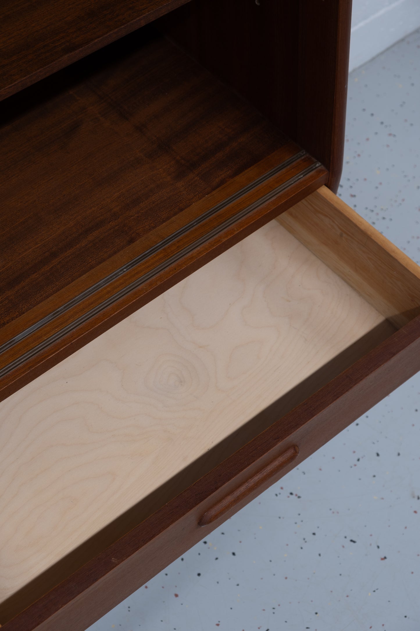 Danish high sideboard with bar