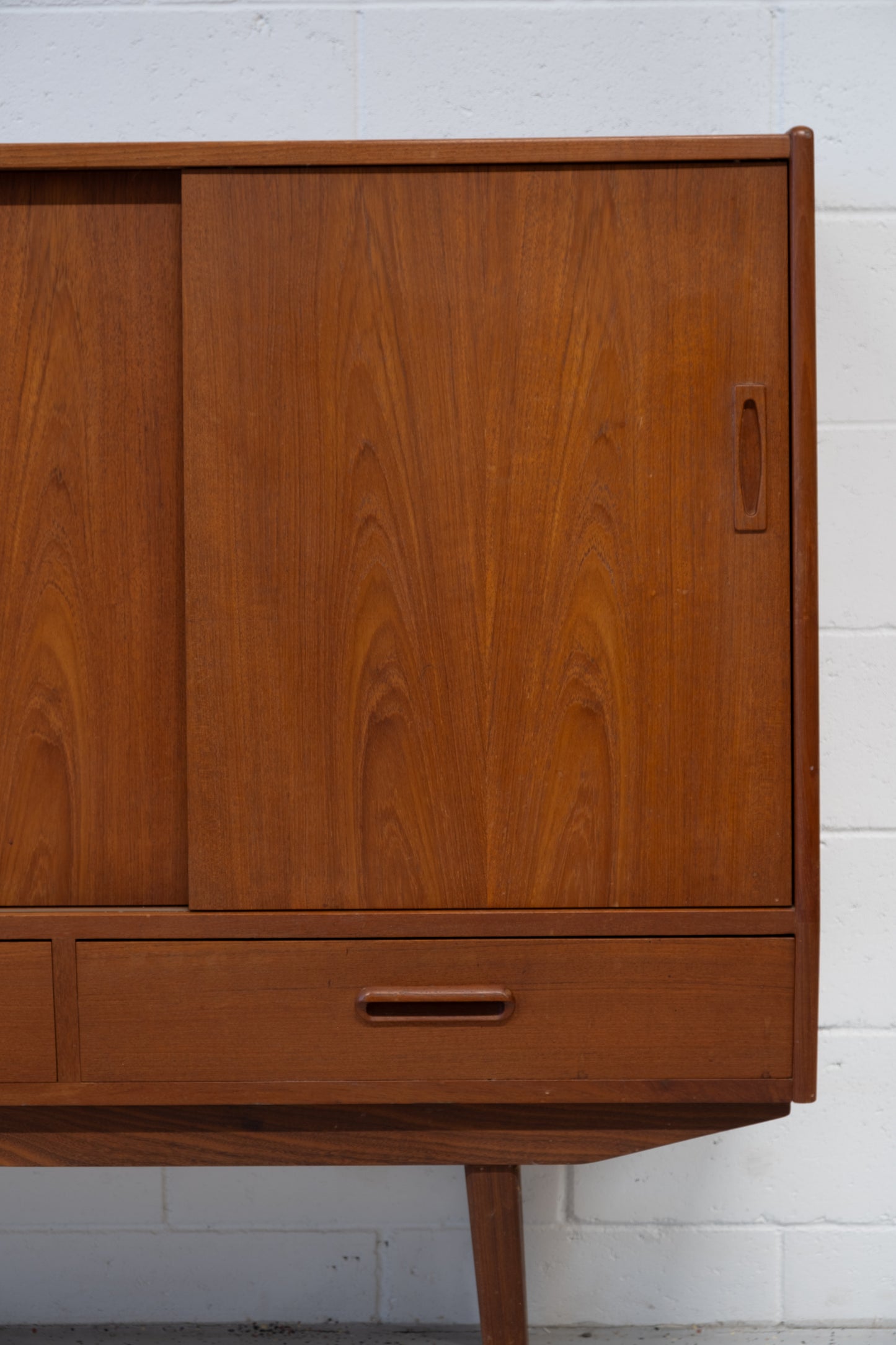 Danish high sideboard with bar