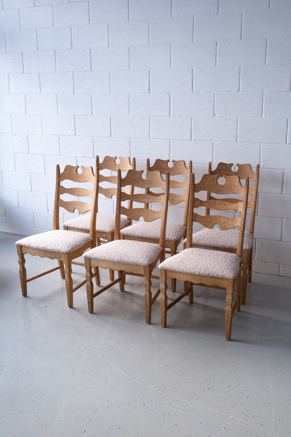 Set of 6 Henning Kjærnulf Chairs