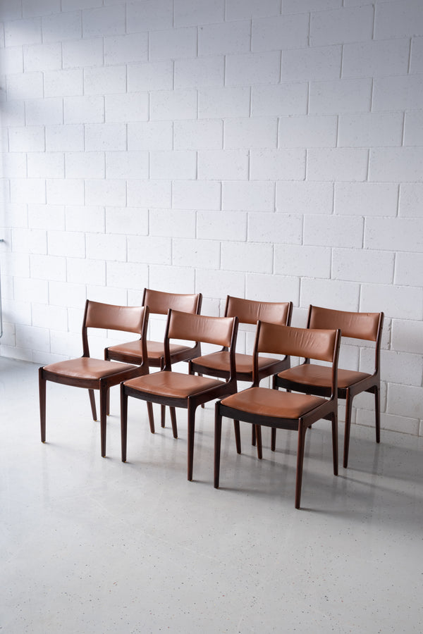 Set of 6 Rosewood Chairs