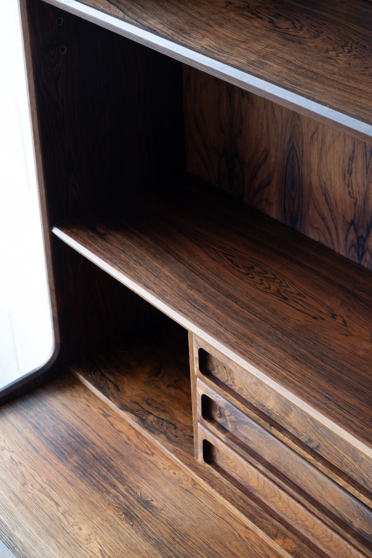 Rosewood Bookcase, BRDR. larsens mobelfabrik