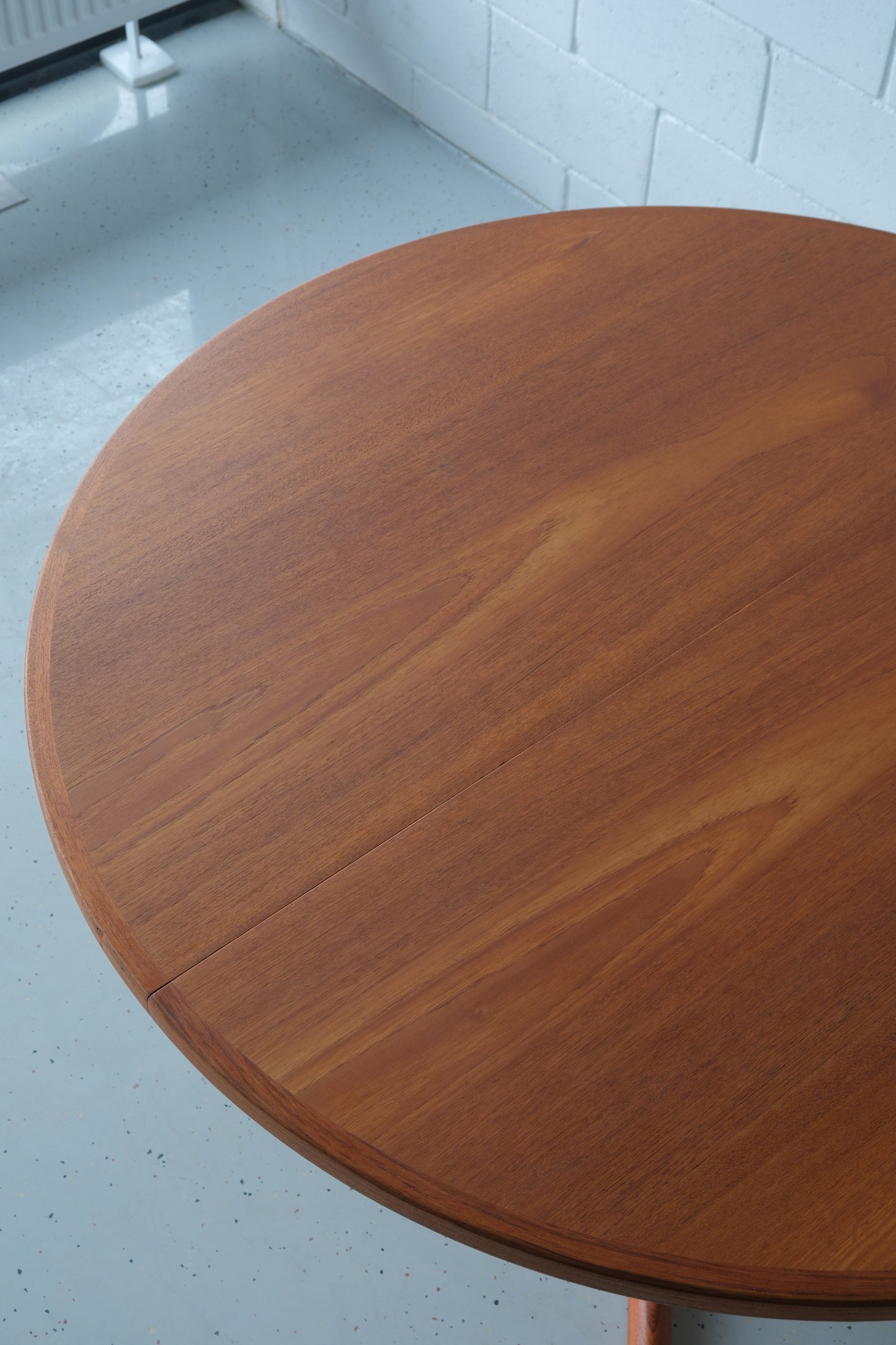 Danish teak round dining table