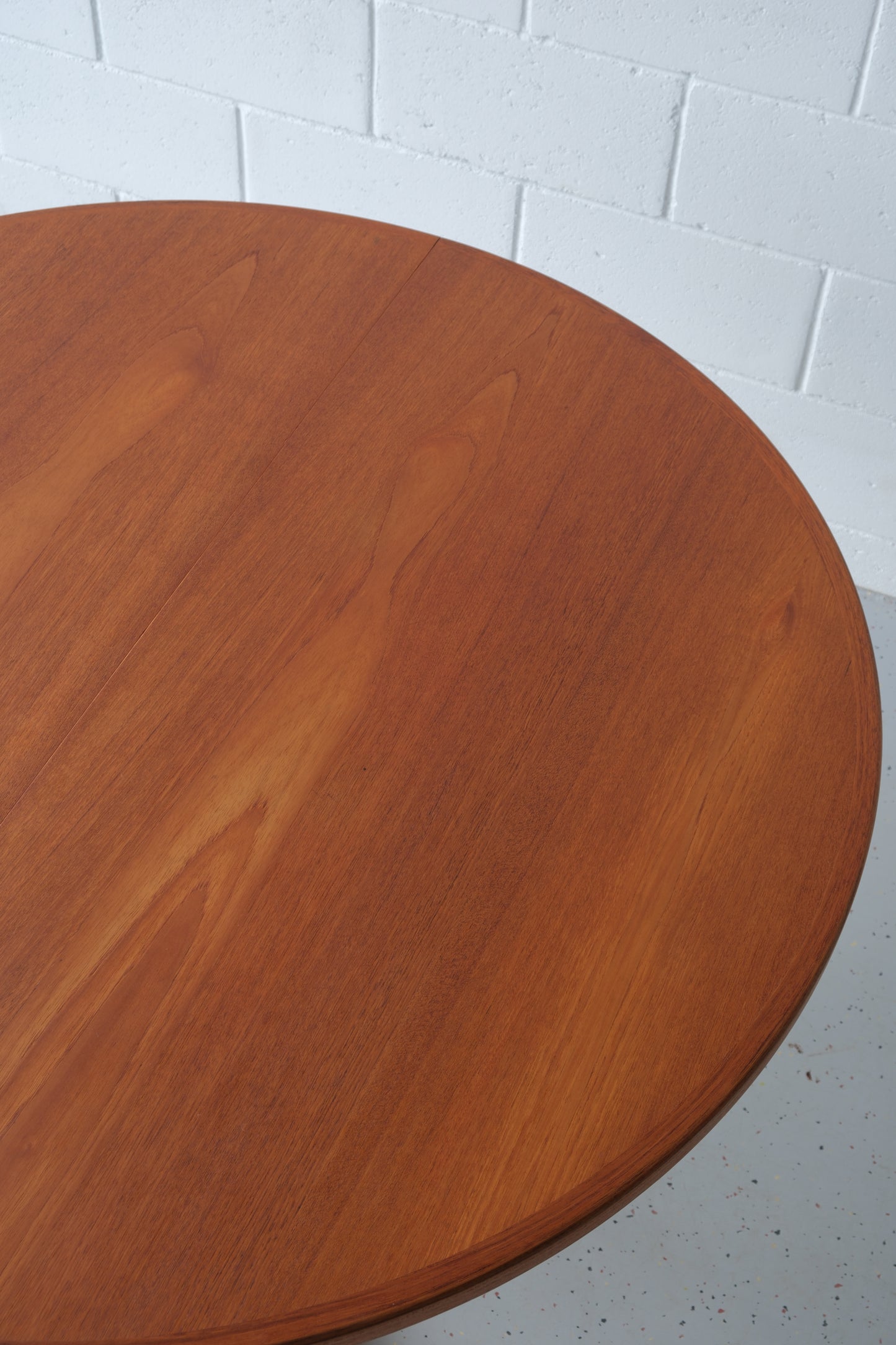 Danish teak round dining table