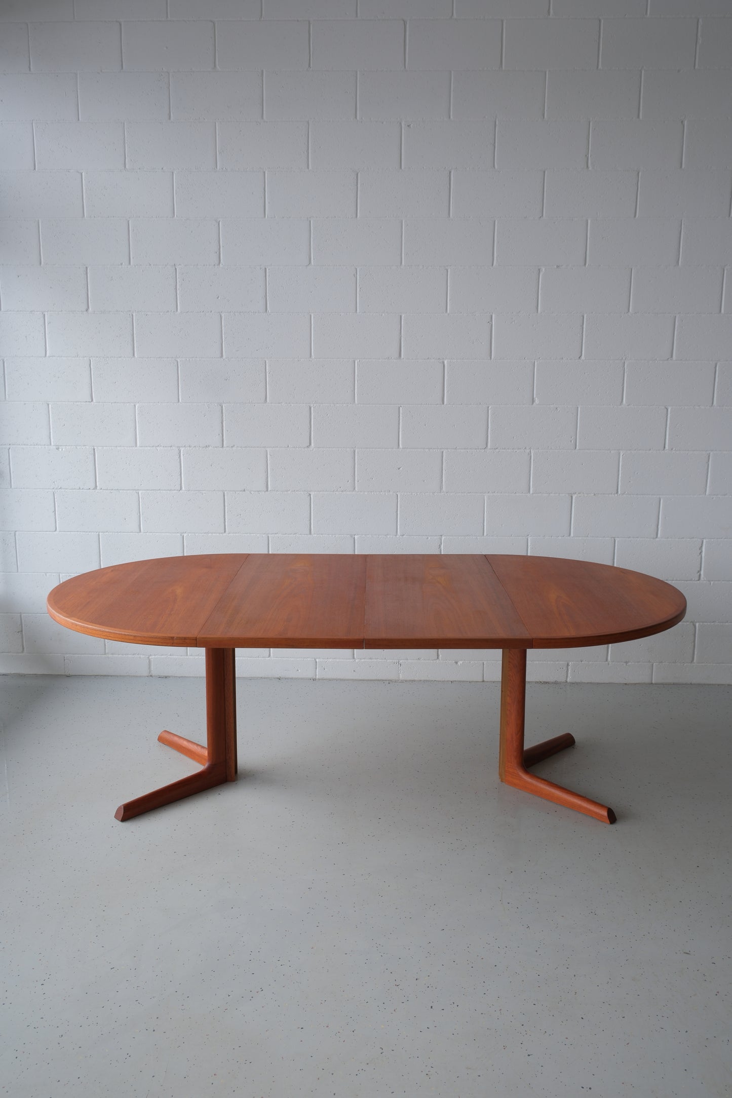 Danish teak round dining table
