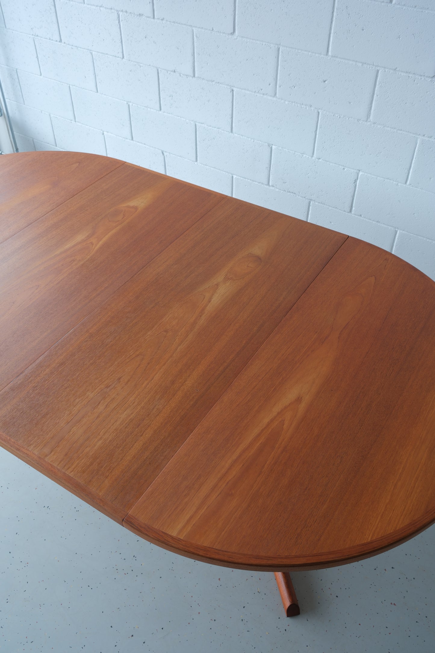 Danish teak round dining table