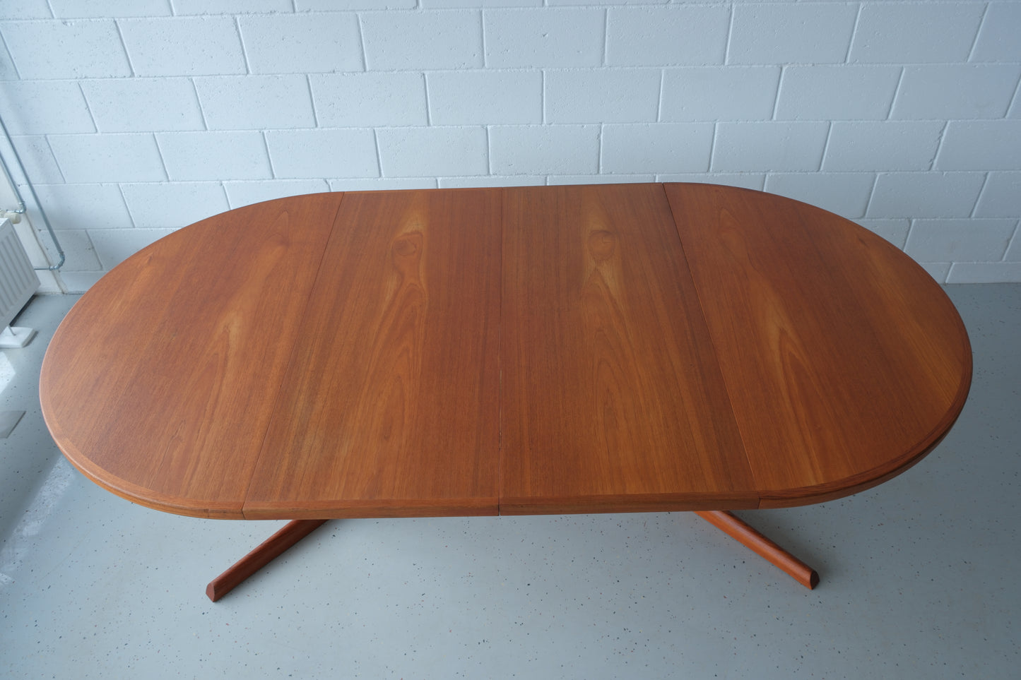 Danish teak round dining table