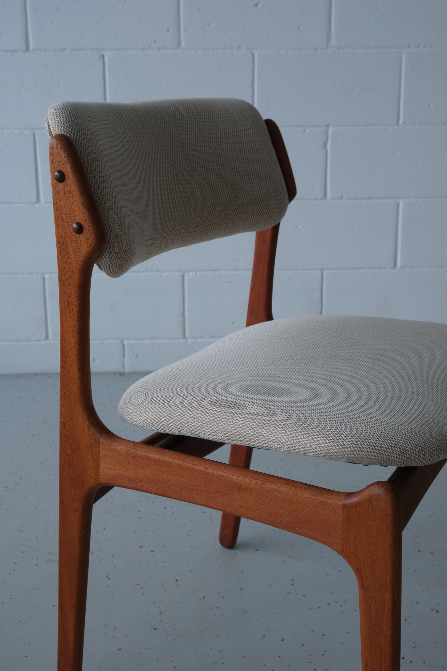 Set of 6 chairs, Erik Buch OD-49 & OD-50