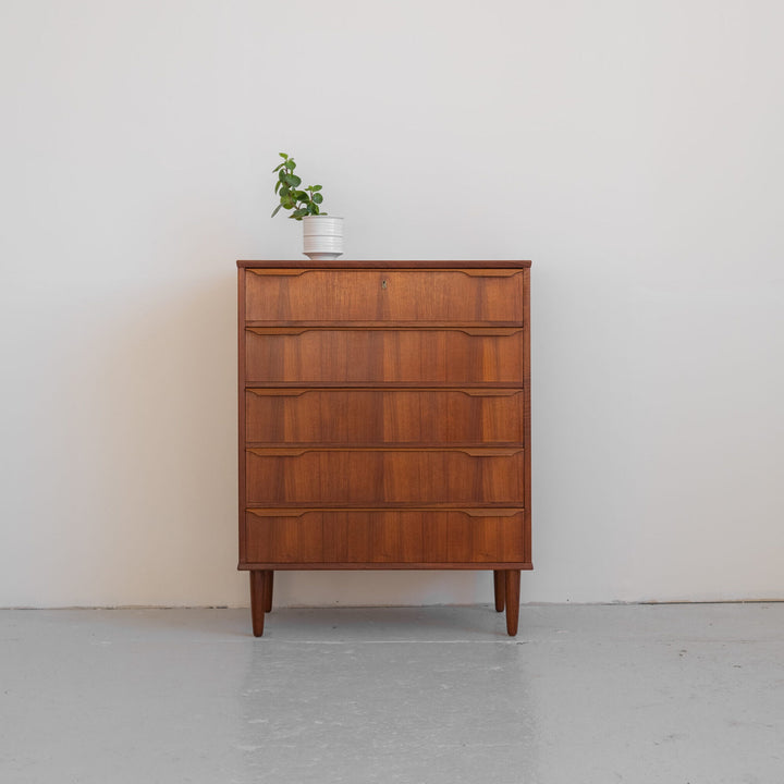 Danish teak tallboy