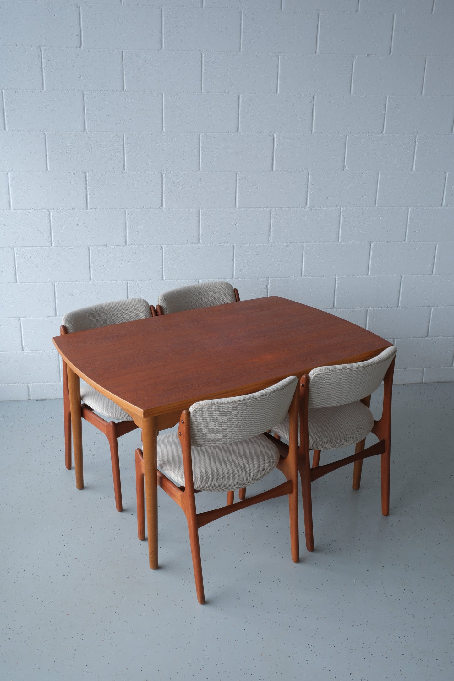 Danish oak & teak dining table
