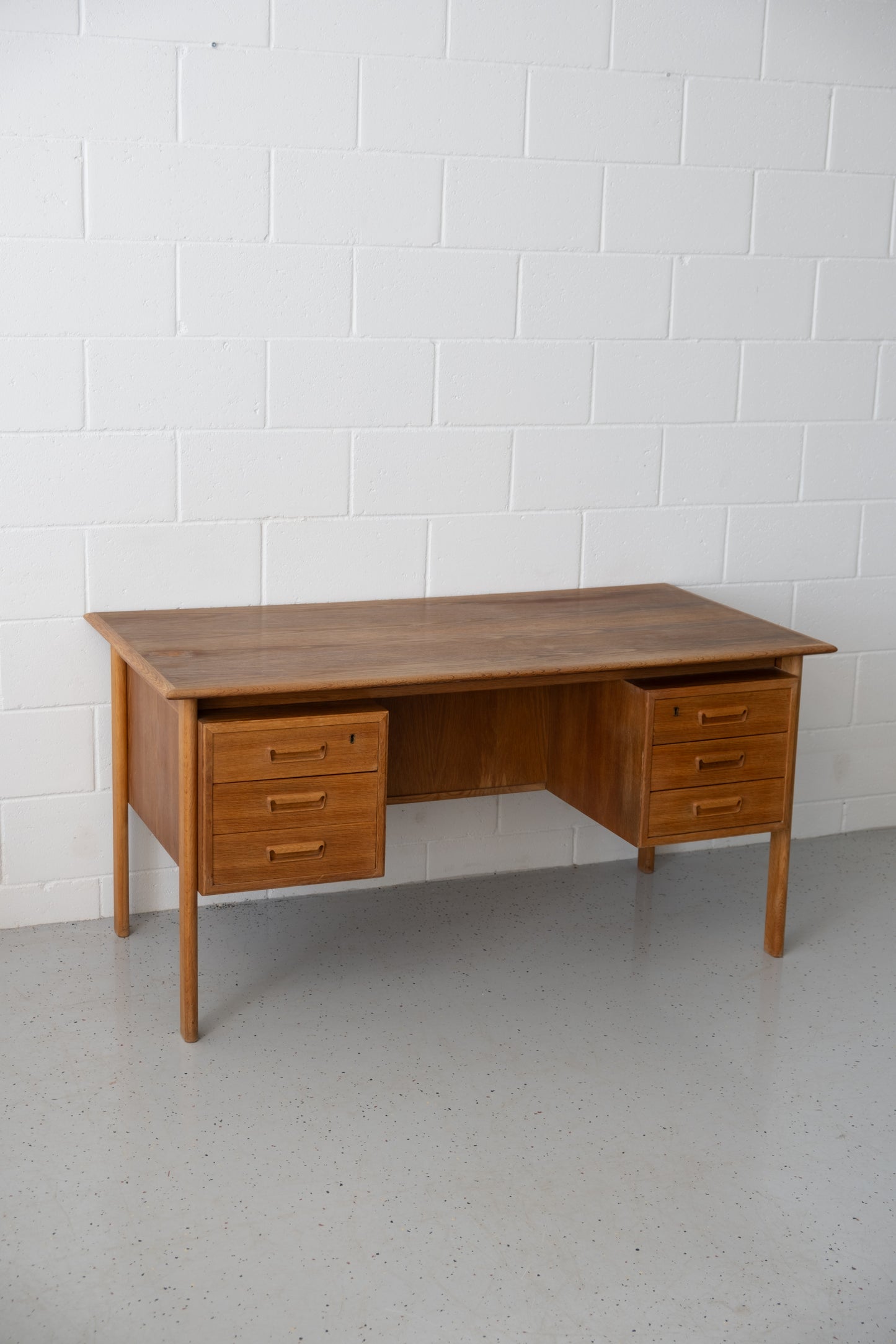 Danish oak desk
