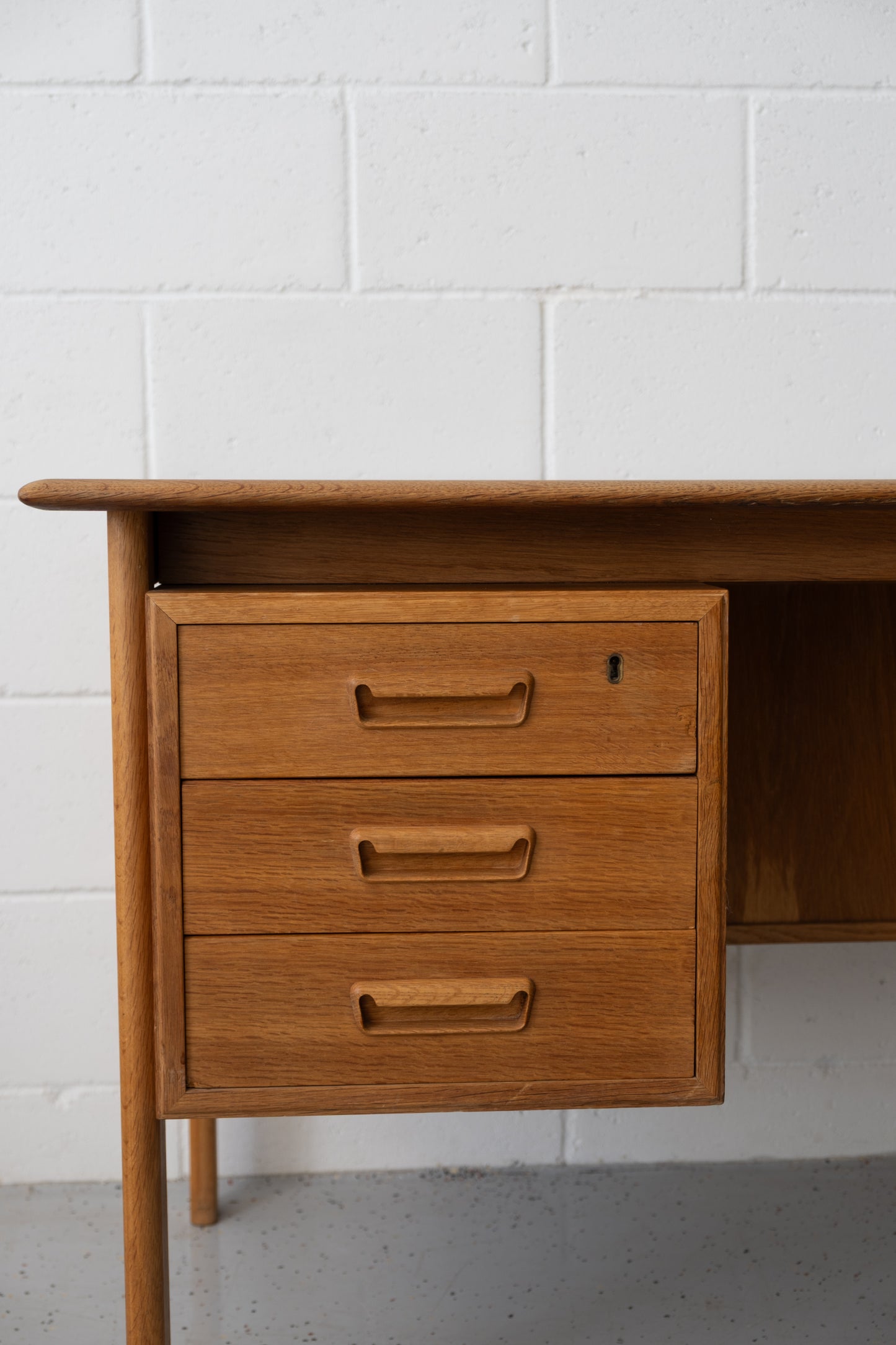 Danish oak desk