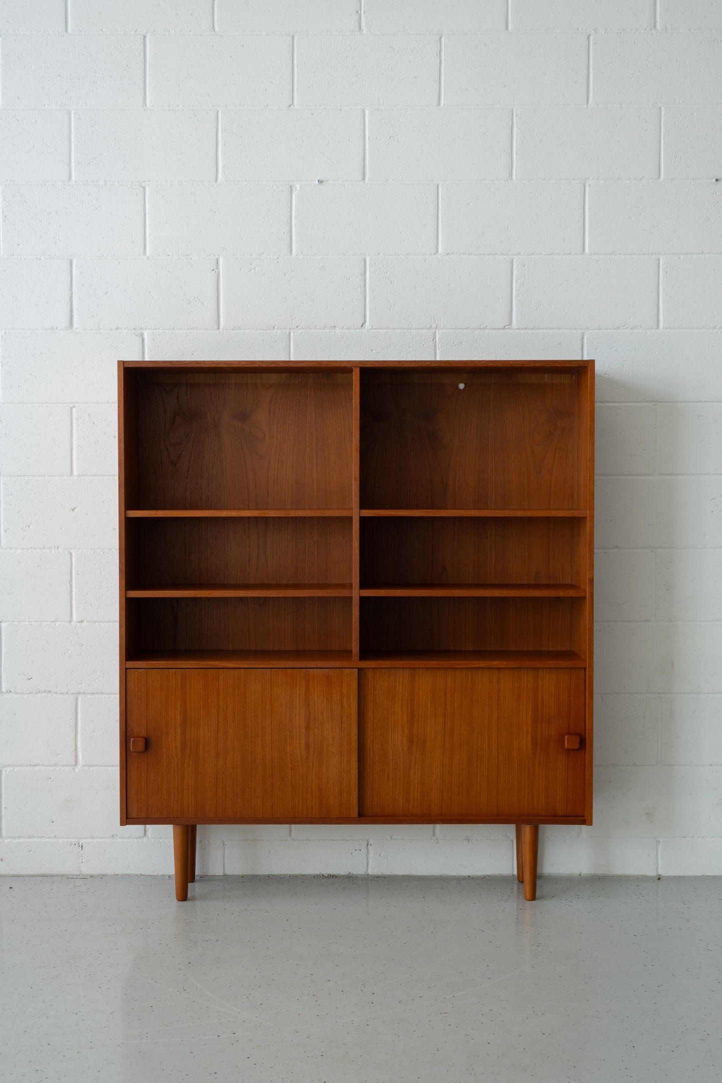 Danish teak bookcase