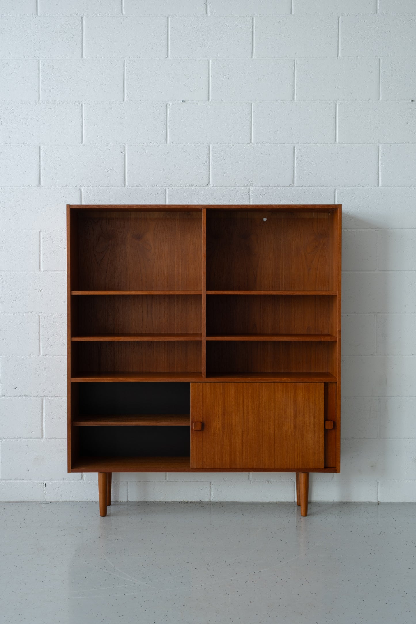 Danish teak bookcase