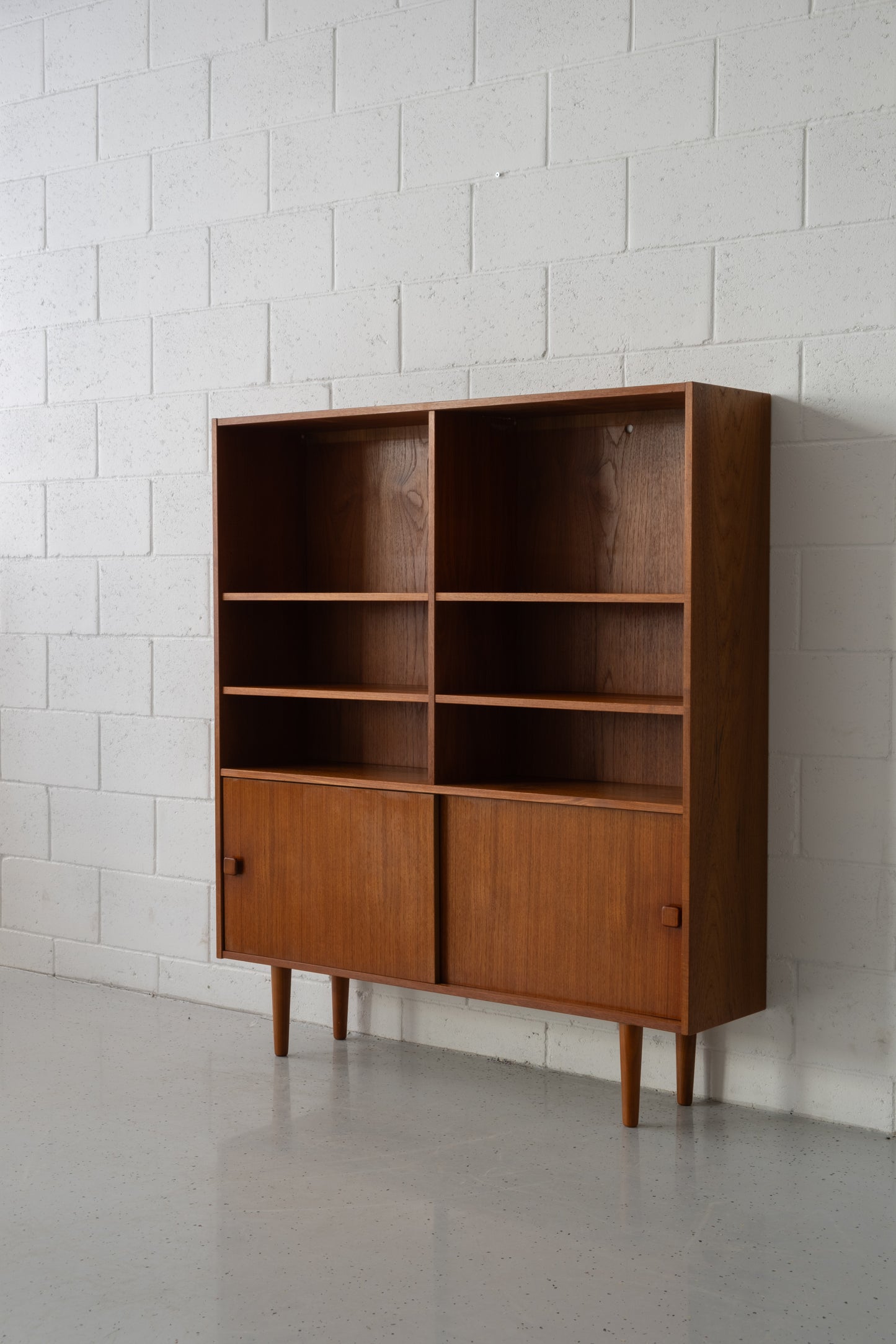 Danish teak bookcase
