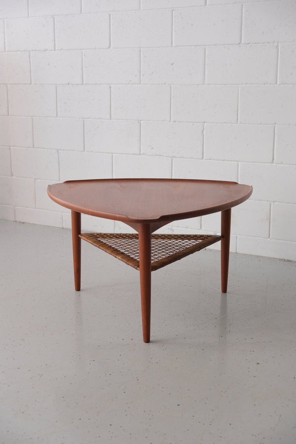 Poul Jensen triangle teak coffee table