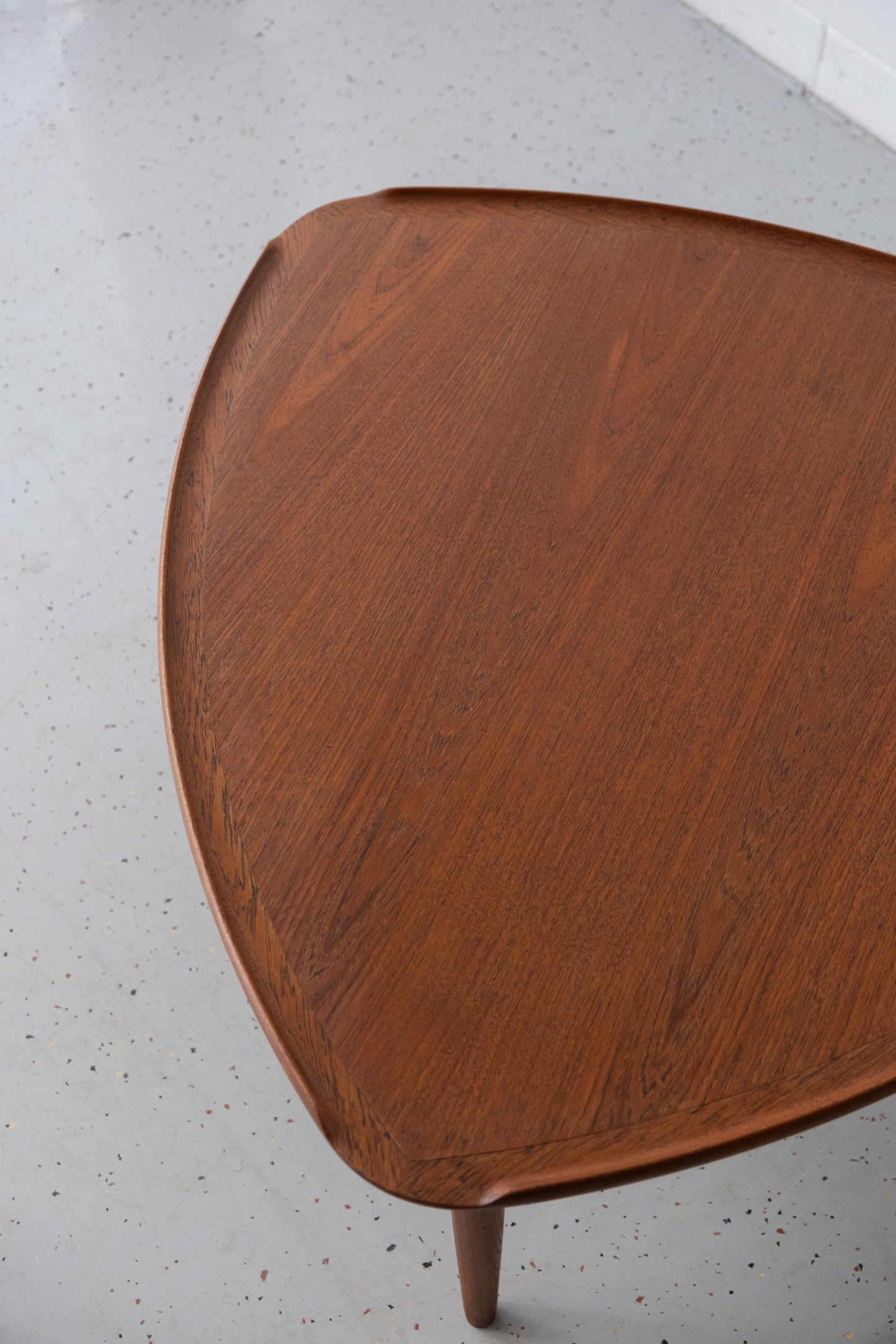 Poul Jensen triangle teak coffee table