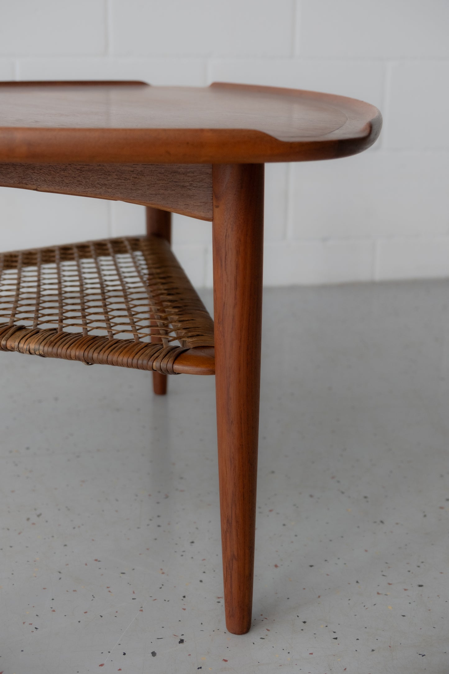 Poul Jensen triangle teak coffee table