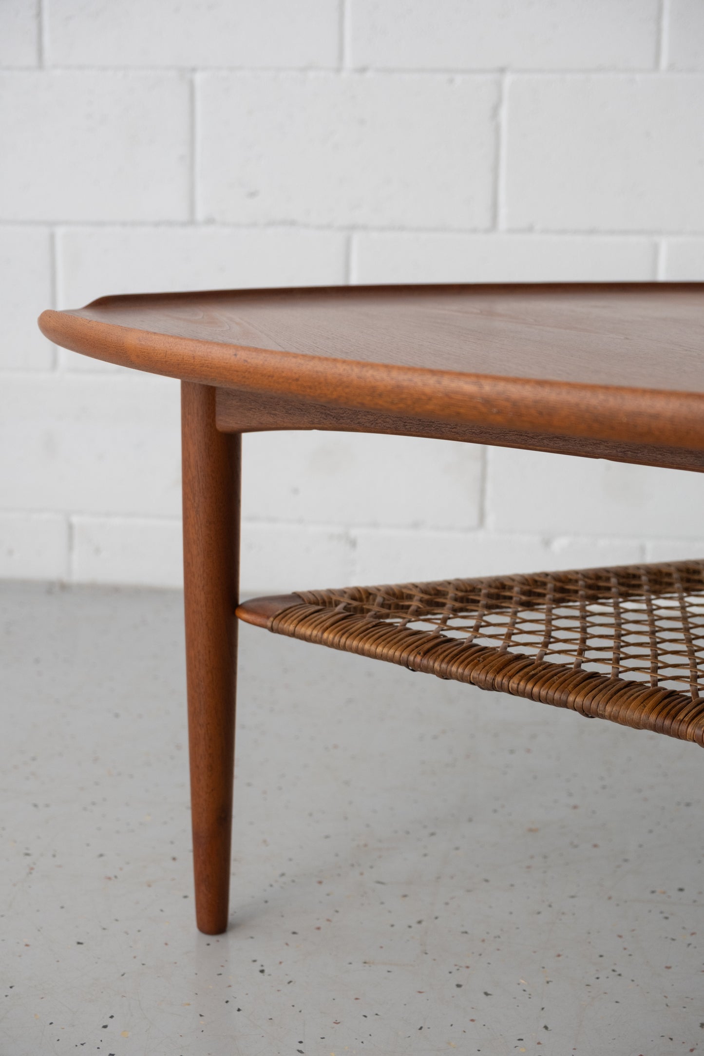 Poul Jensen triangle teak coffee table