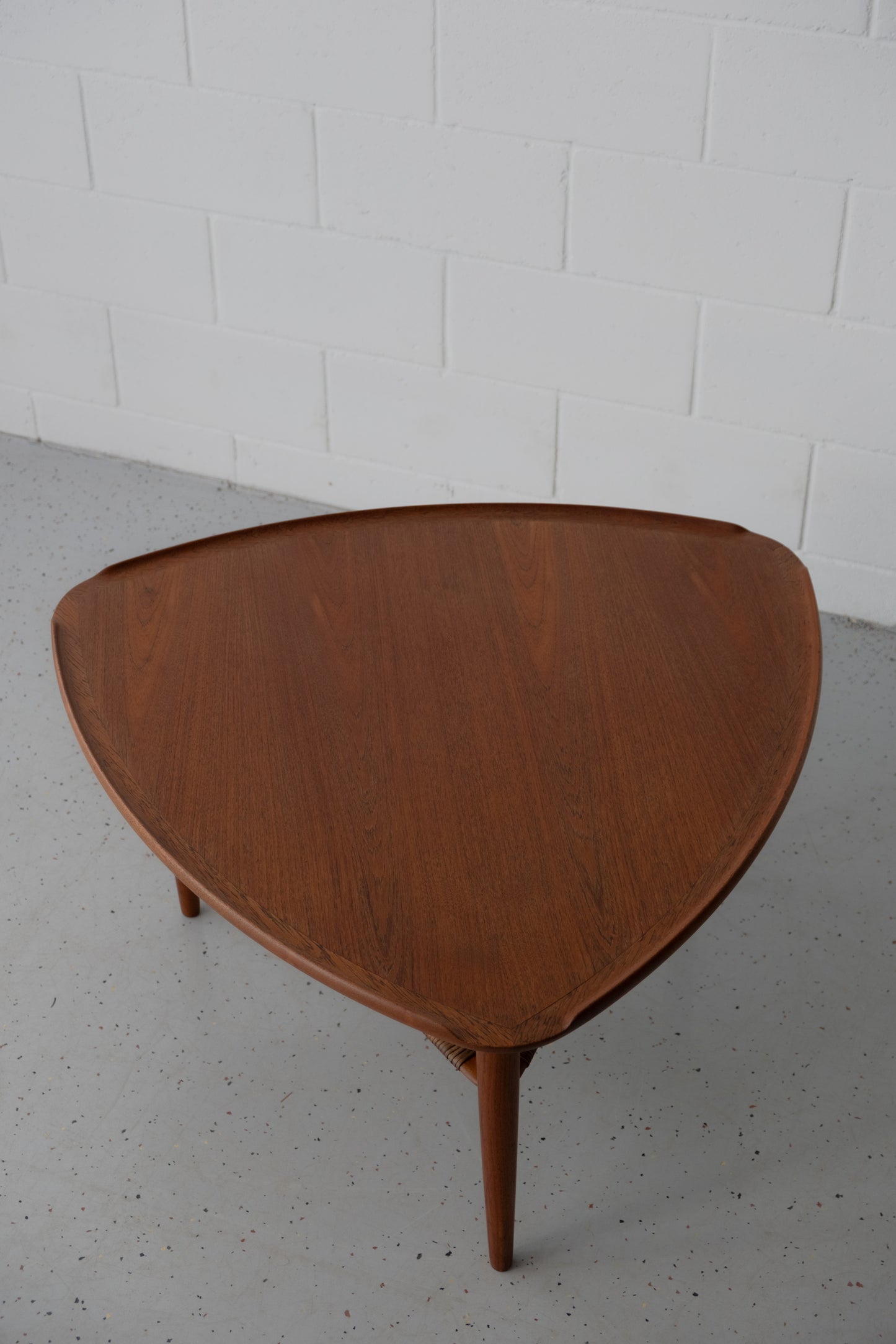 Poul Jensen triangle teak coffee table
