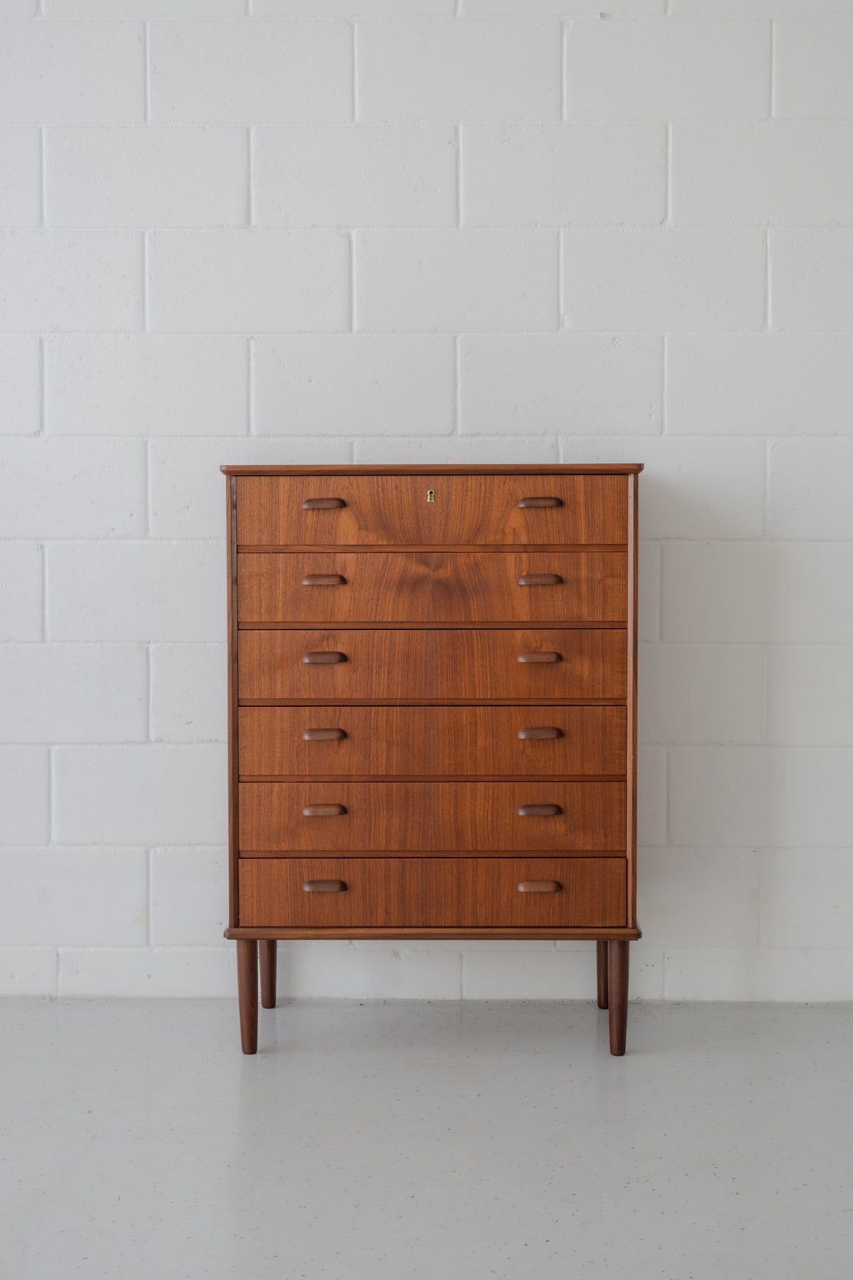 Teak tallboy