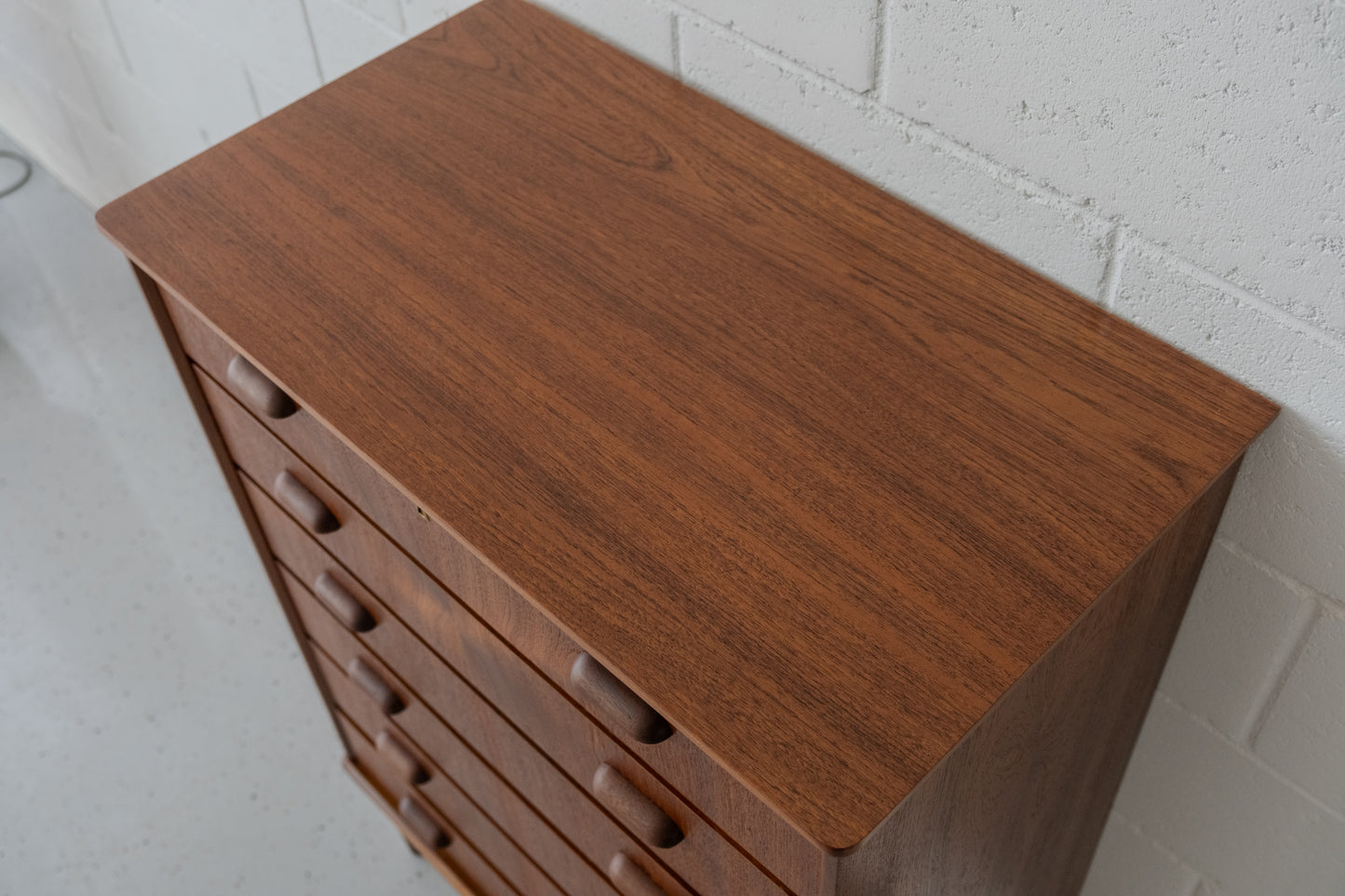 Teak tallboy