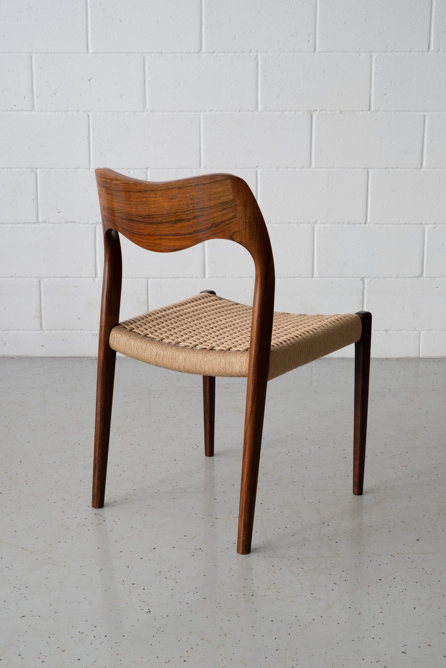 JL Møller Dining Chairs Model 71, rosewood