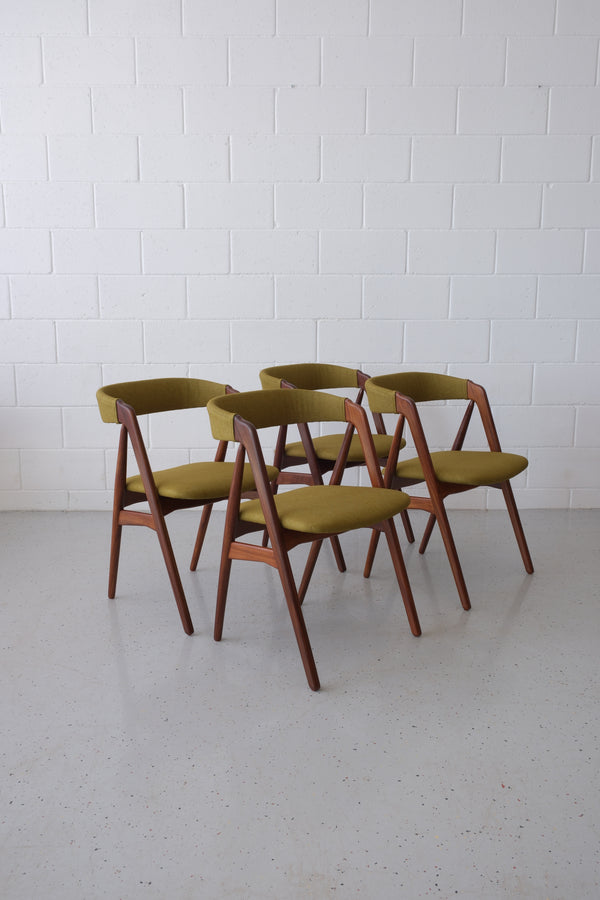 Thomas Harlev model 205 teak chairs