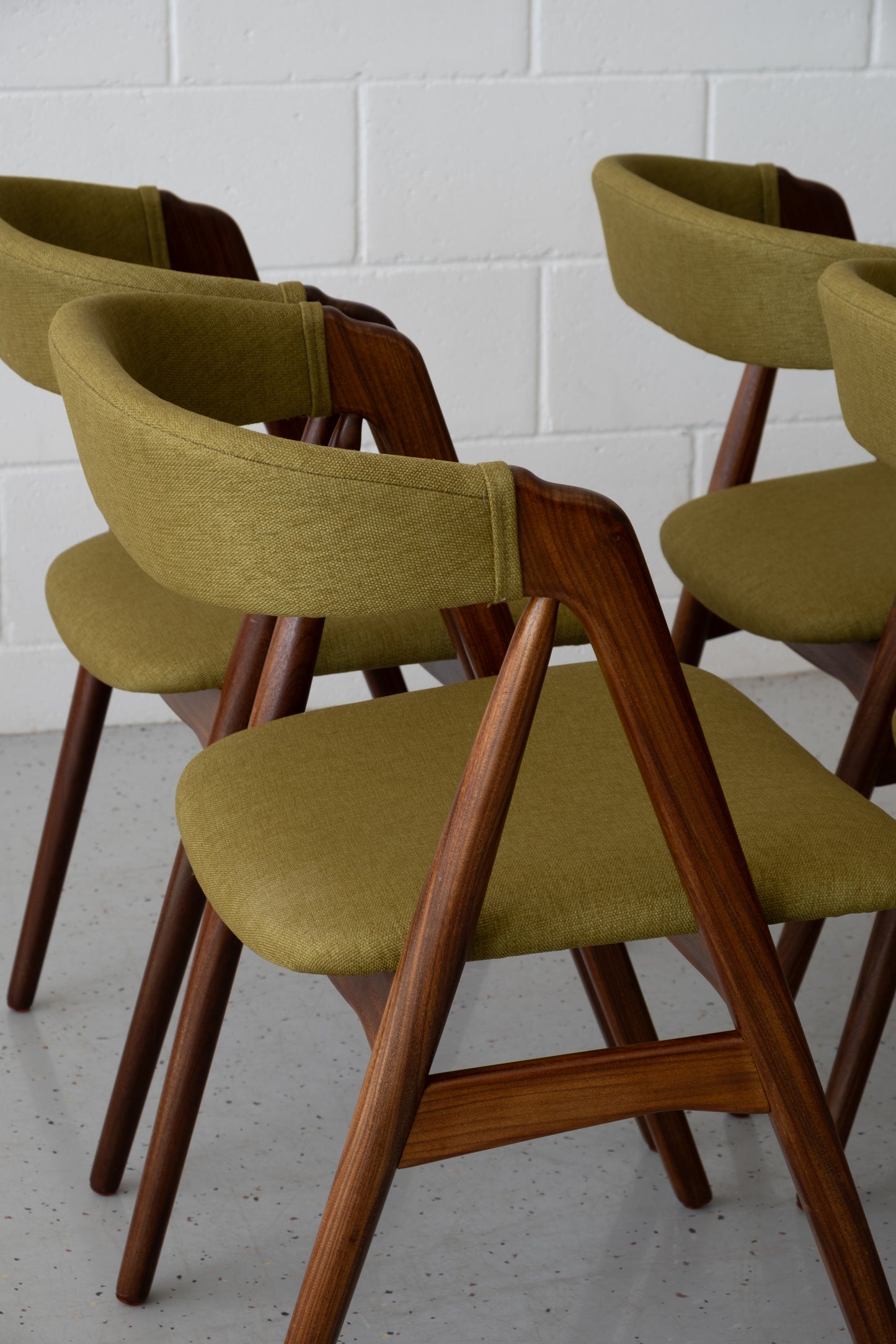 Thomas Harlev model 205 teak chairs