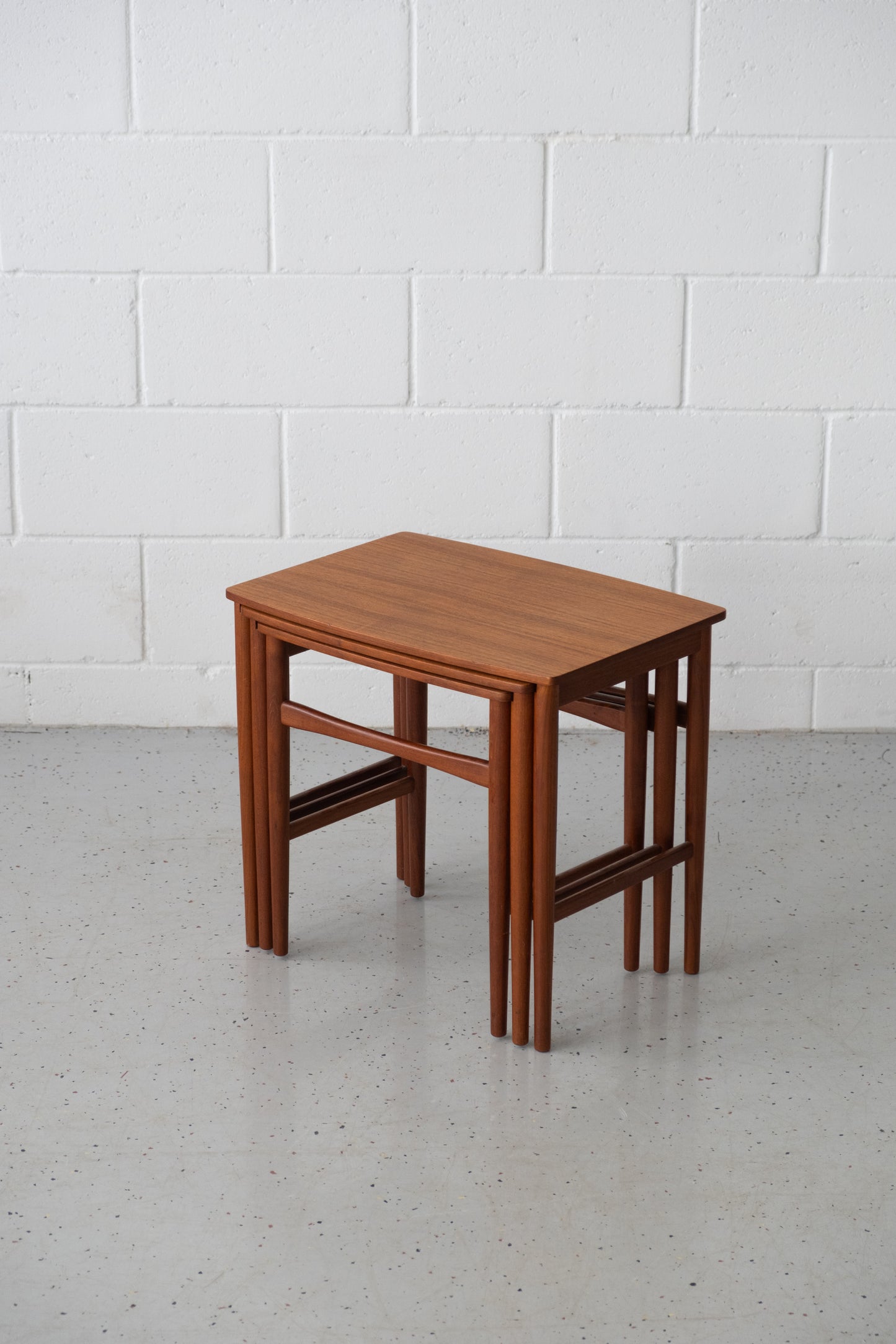 Danish teak nested tables