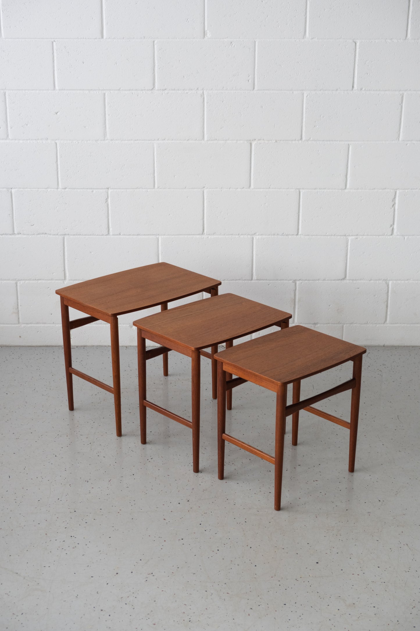 Danish teak nested tables