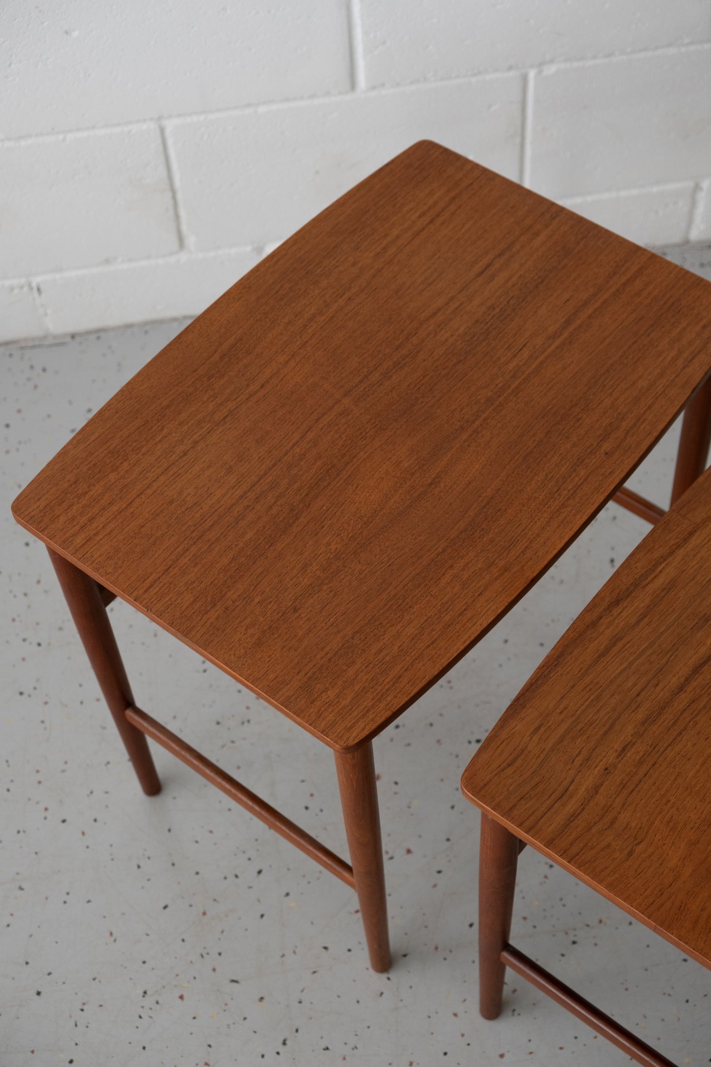 Danish teak nested tables