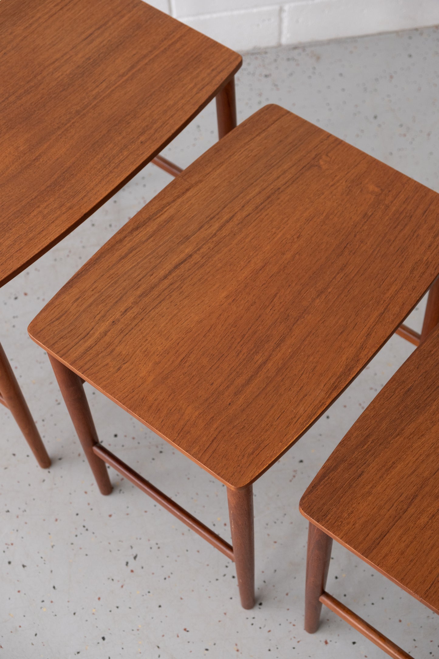Danish teak nested tables