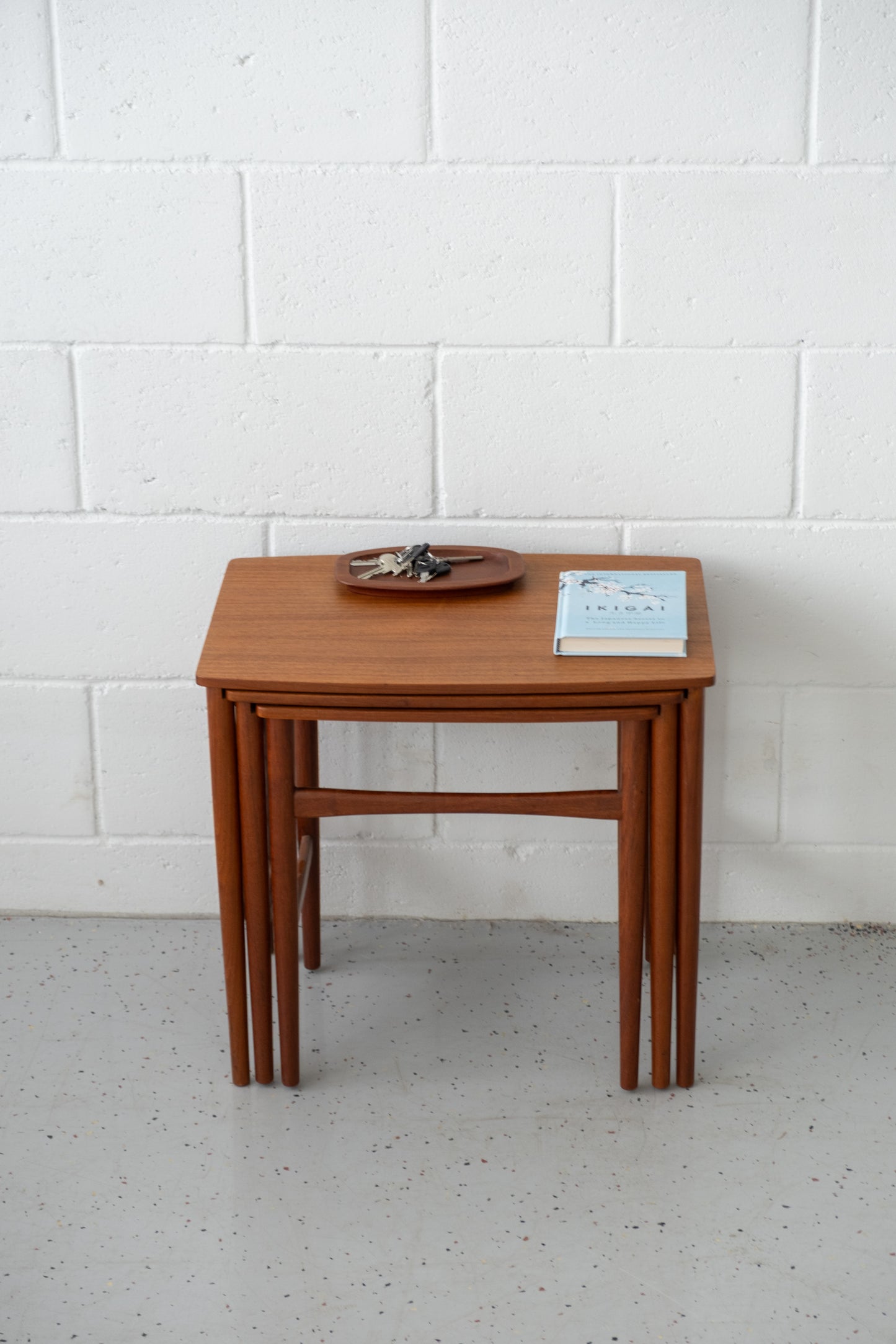 Danish teak nested tables