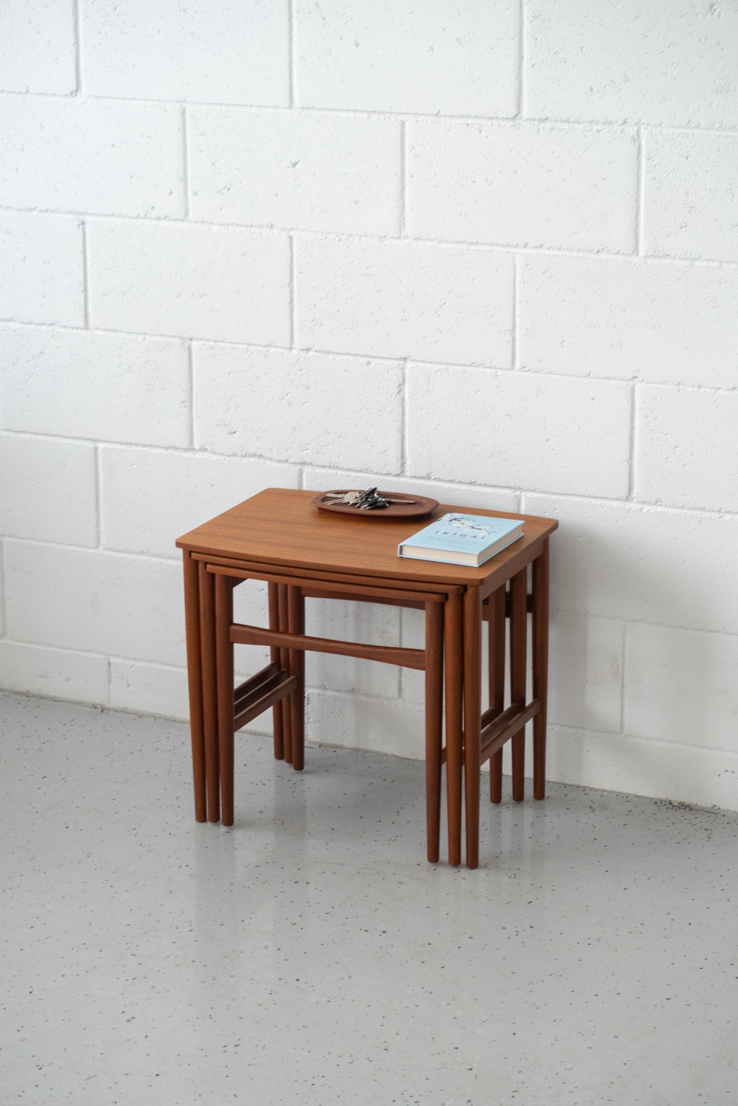 Danish teak nested tables
