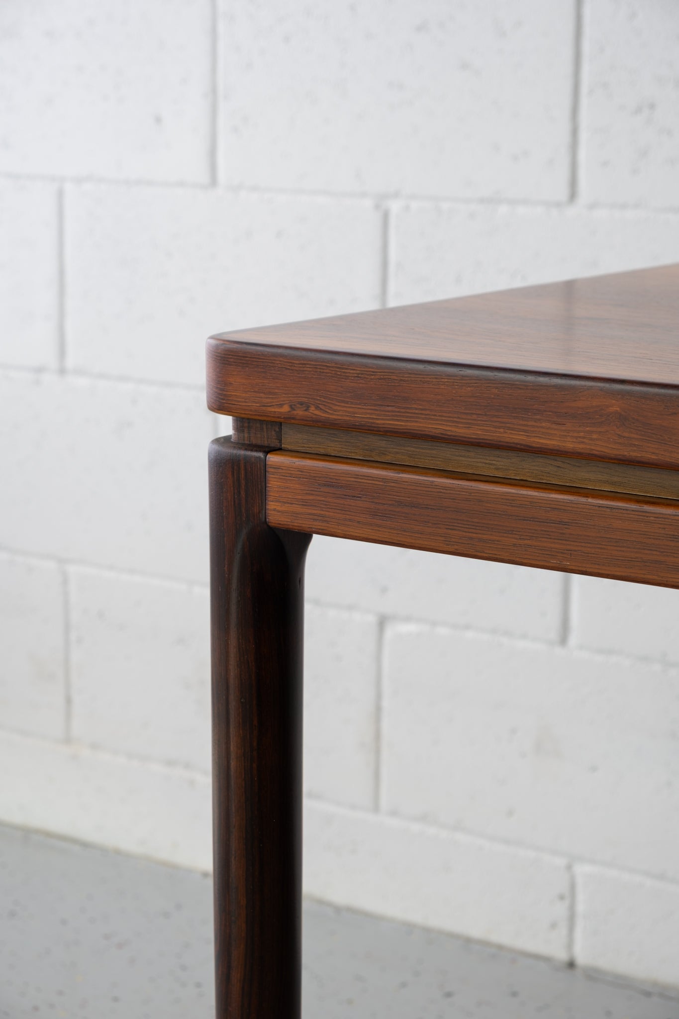 Johannes Andersen rosewood dining table for Christian Linneberg