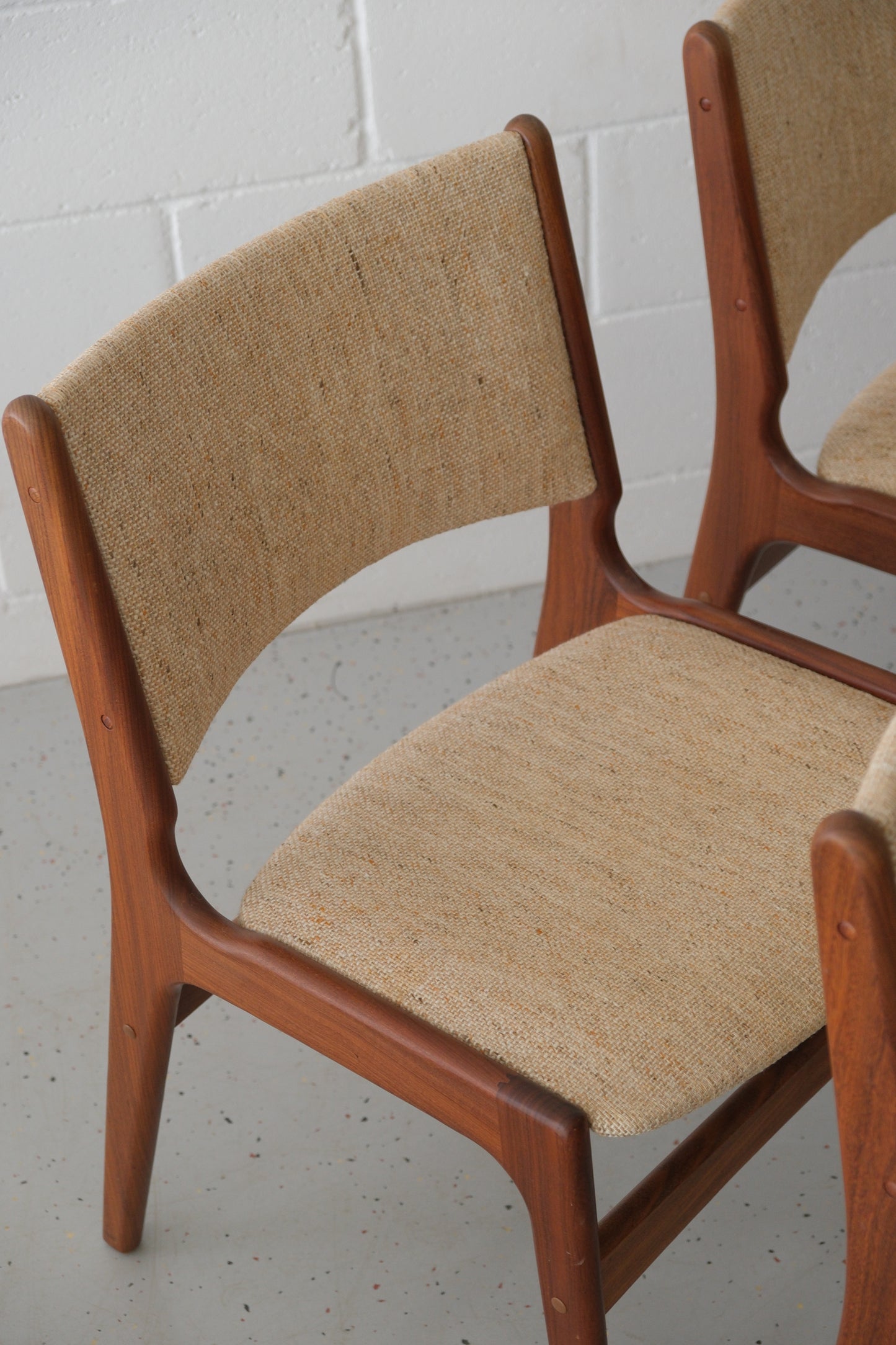 Danish teak chairs (set of 4)