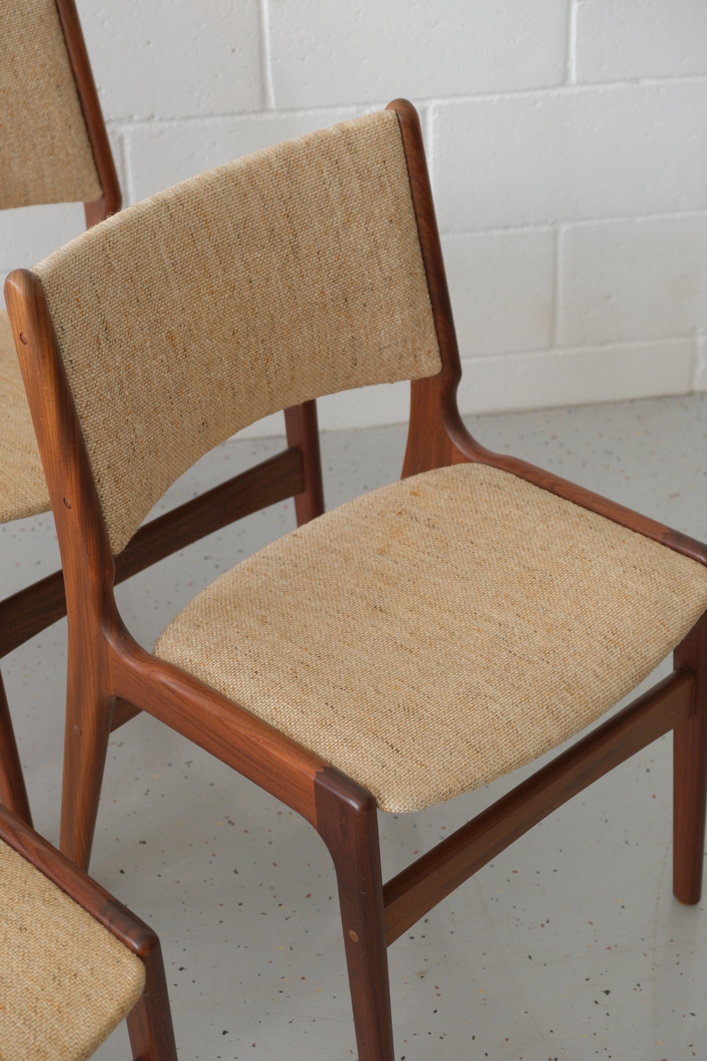 Danish teak chairs (set of 4)