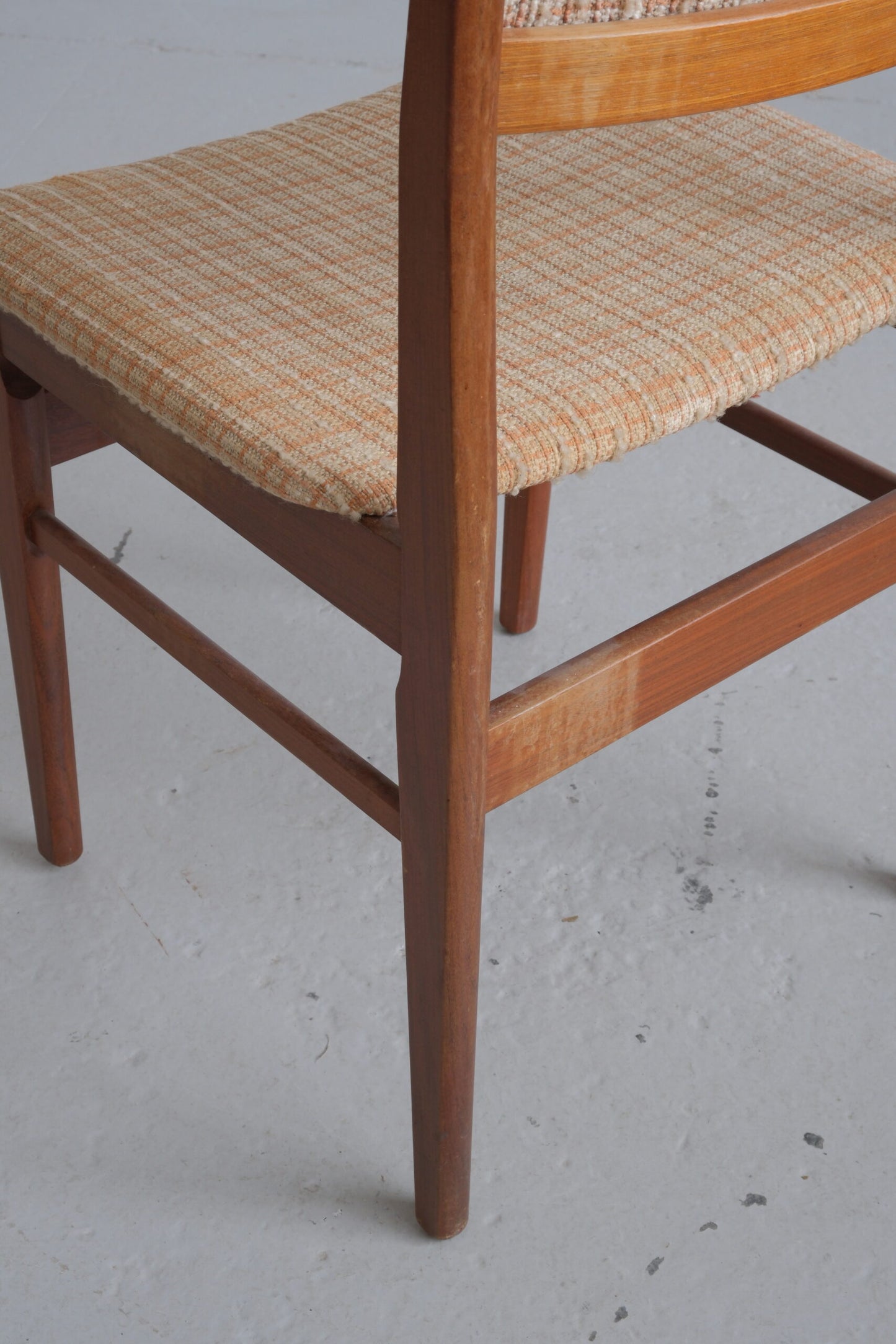 Danish teak chairs (unrestored)